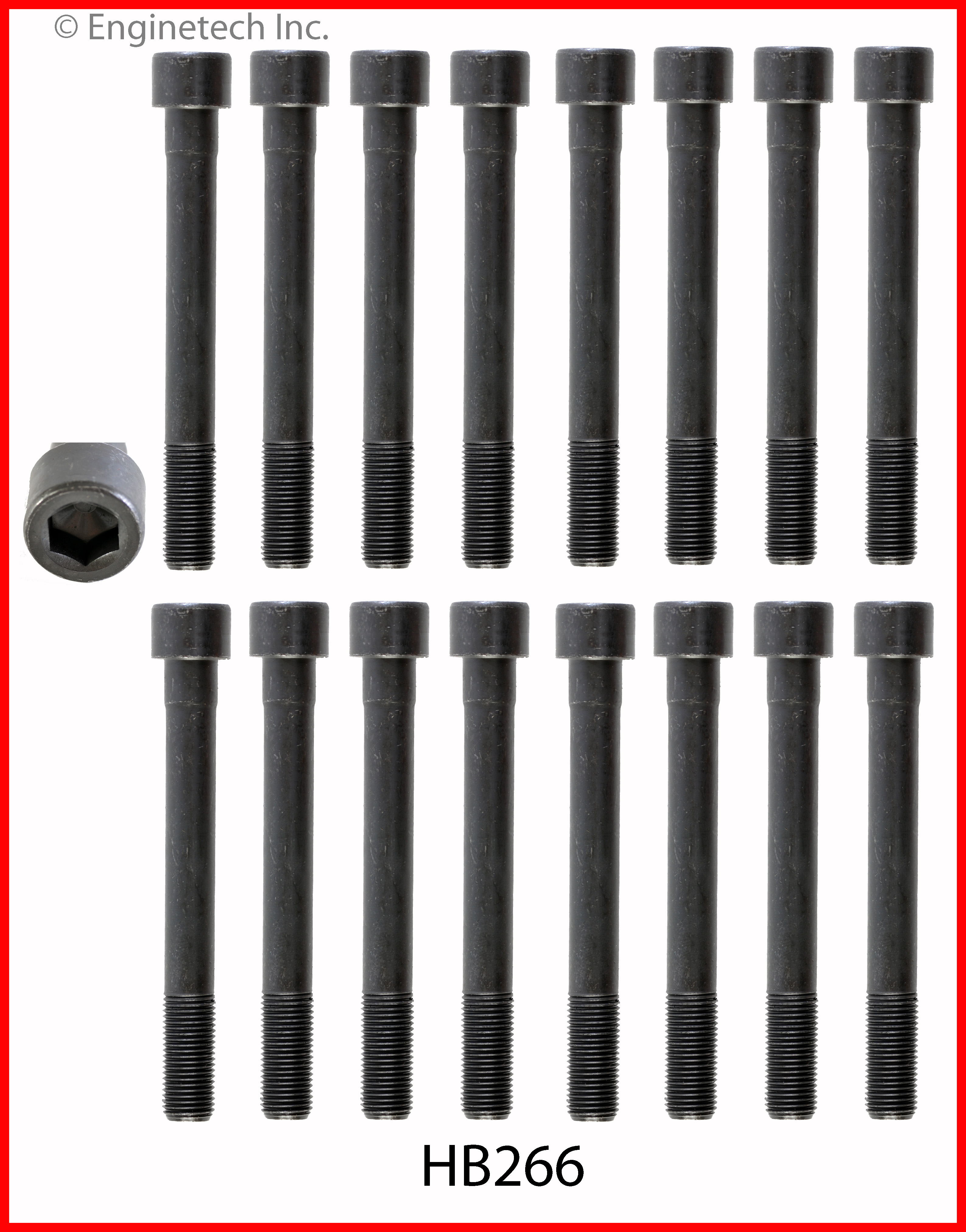 Engine Cylinder Head Bolt Set
