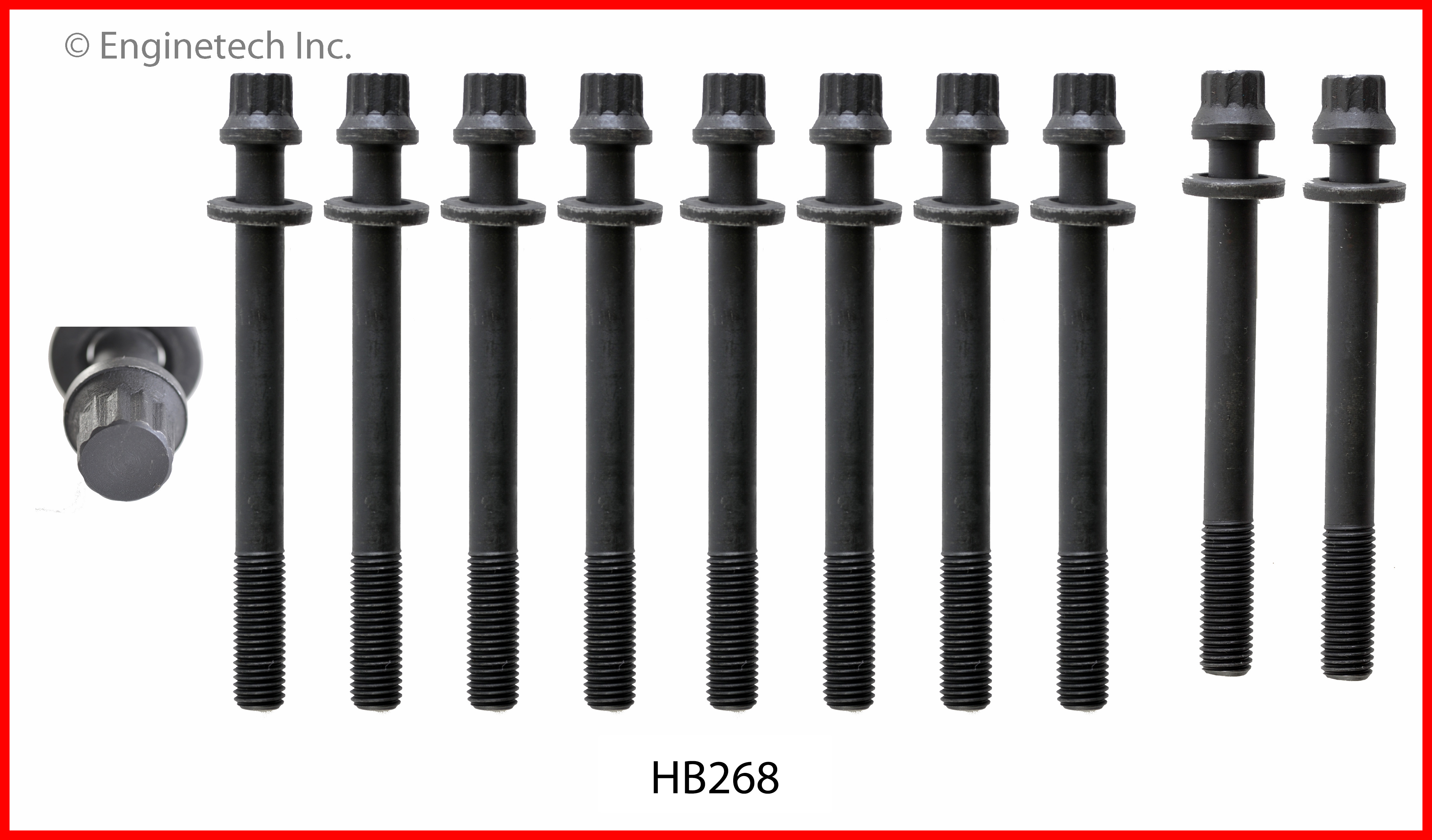 Engine Cylinder Head Bolt Set