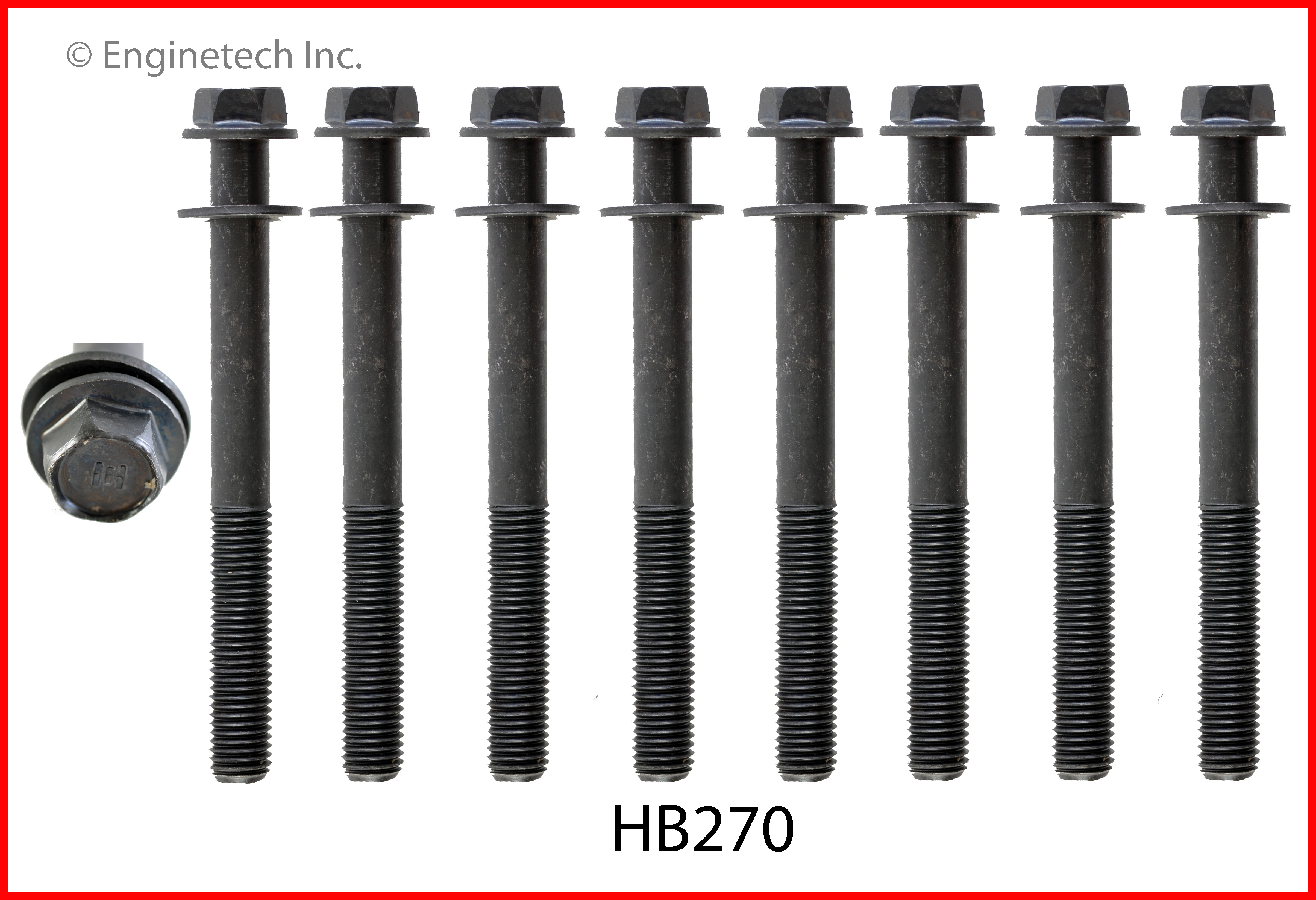 Engine Cylinder Head Bolt Set