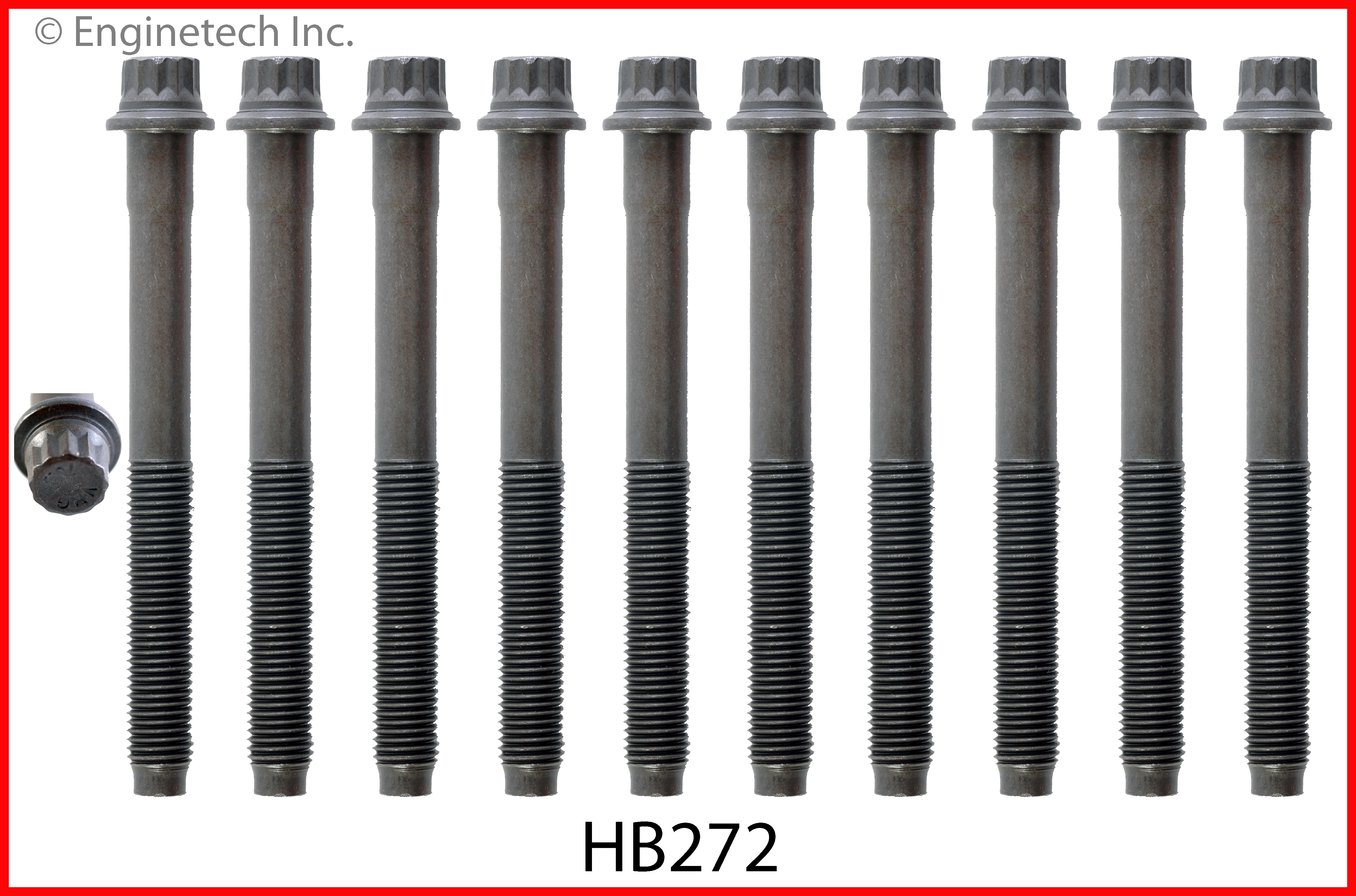 Engine Cylinder Head Bolt Set