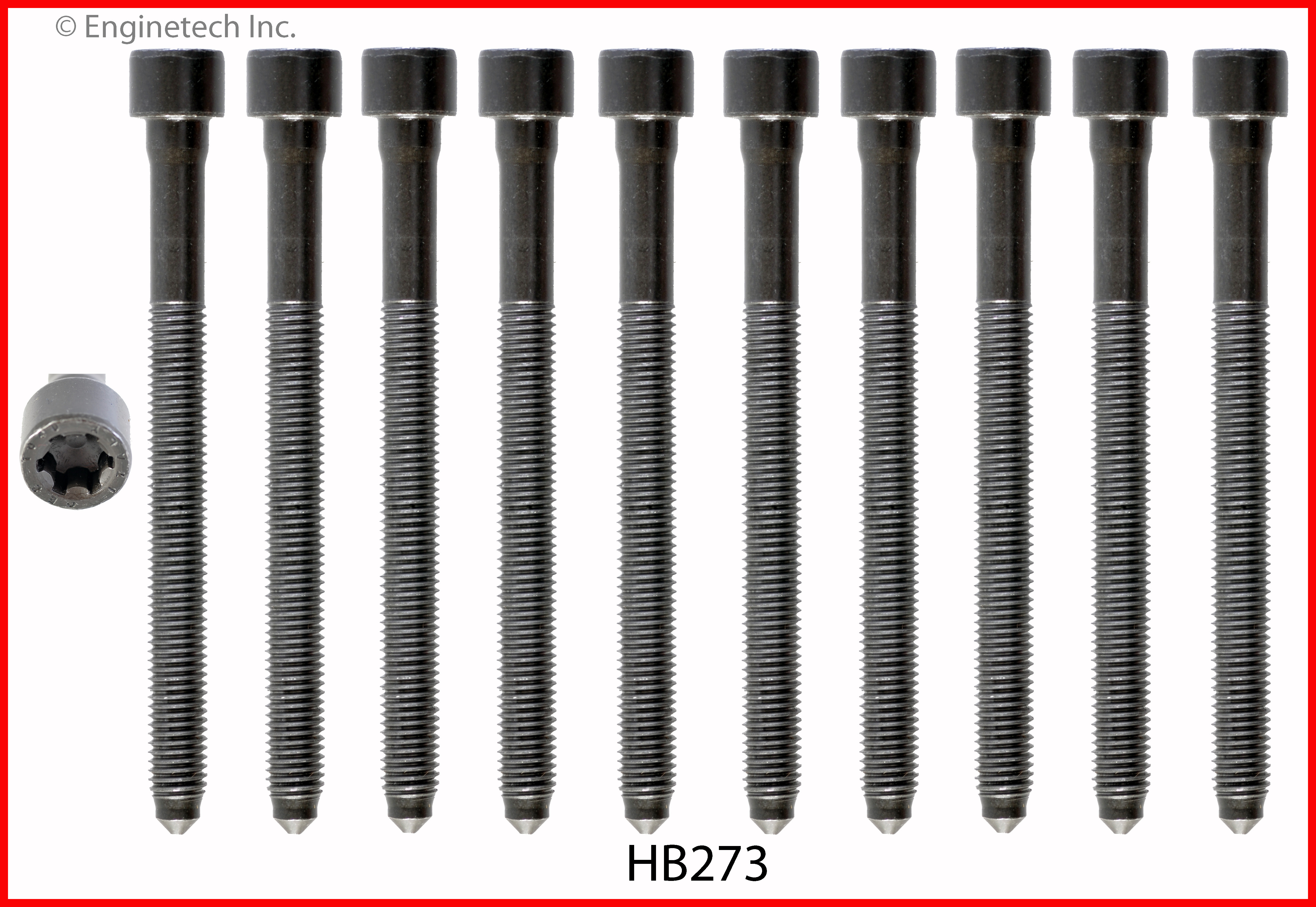 Engine Cylinder Head Bolt Set