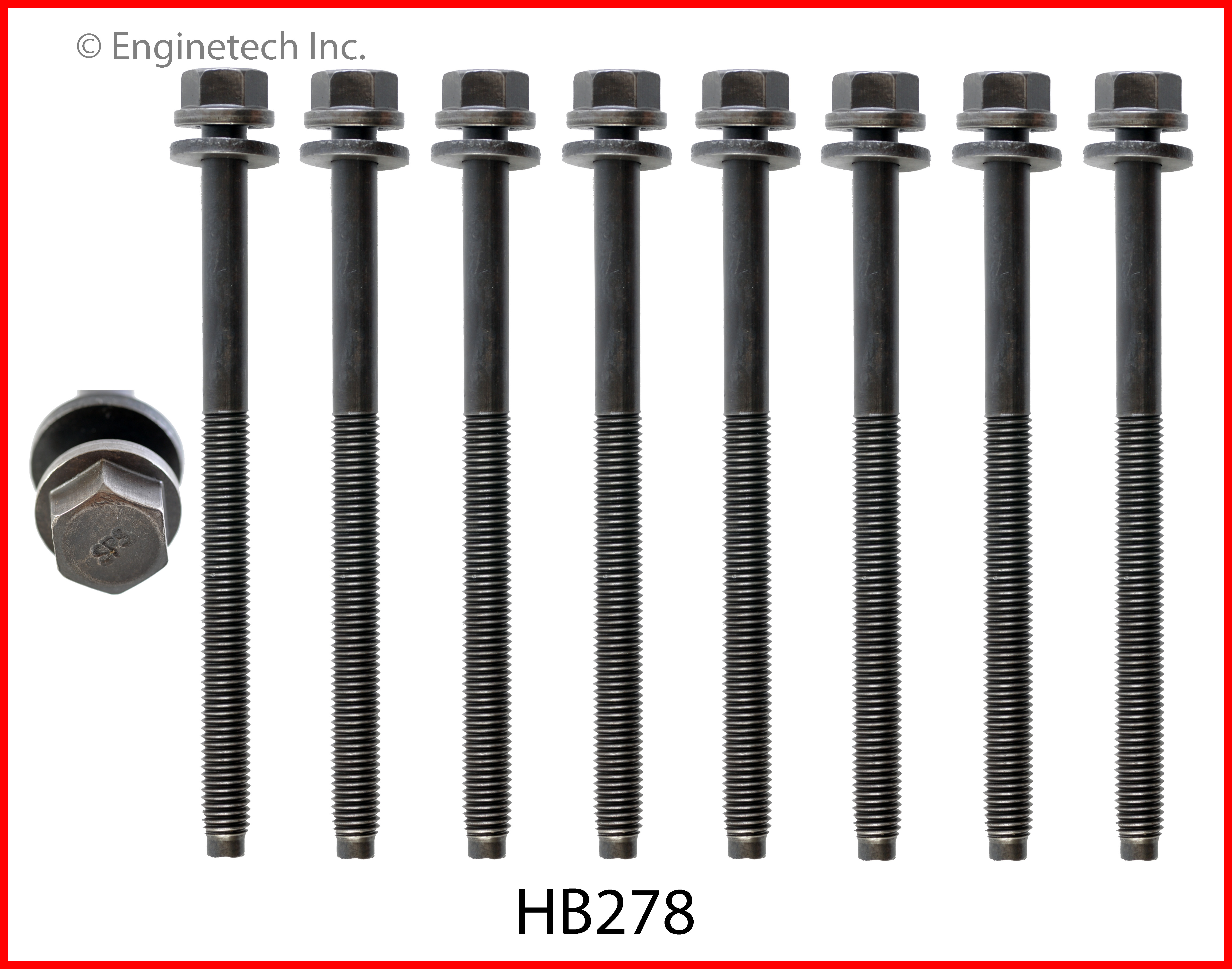 Engine Cylinder Head Bolt Set