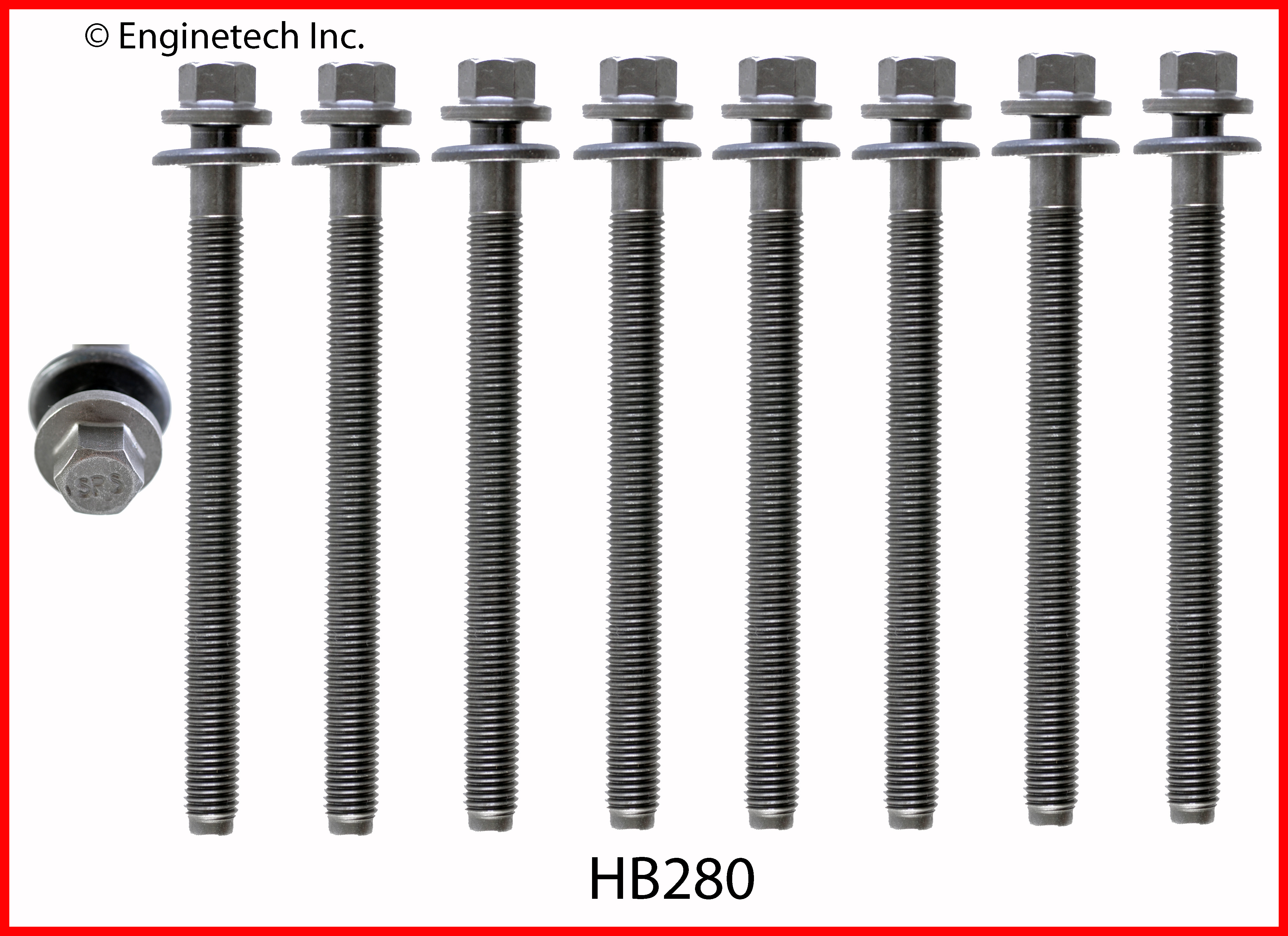 Engine Cylinder Head Bolt Set