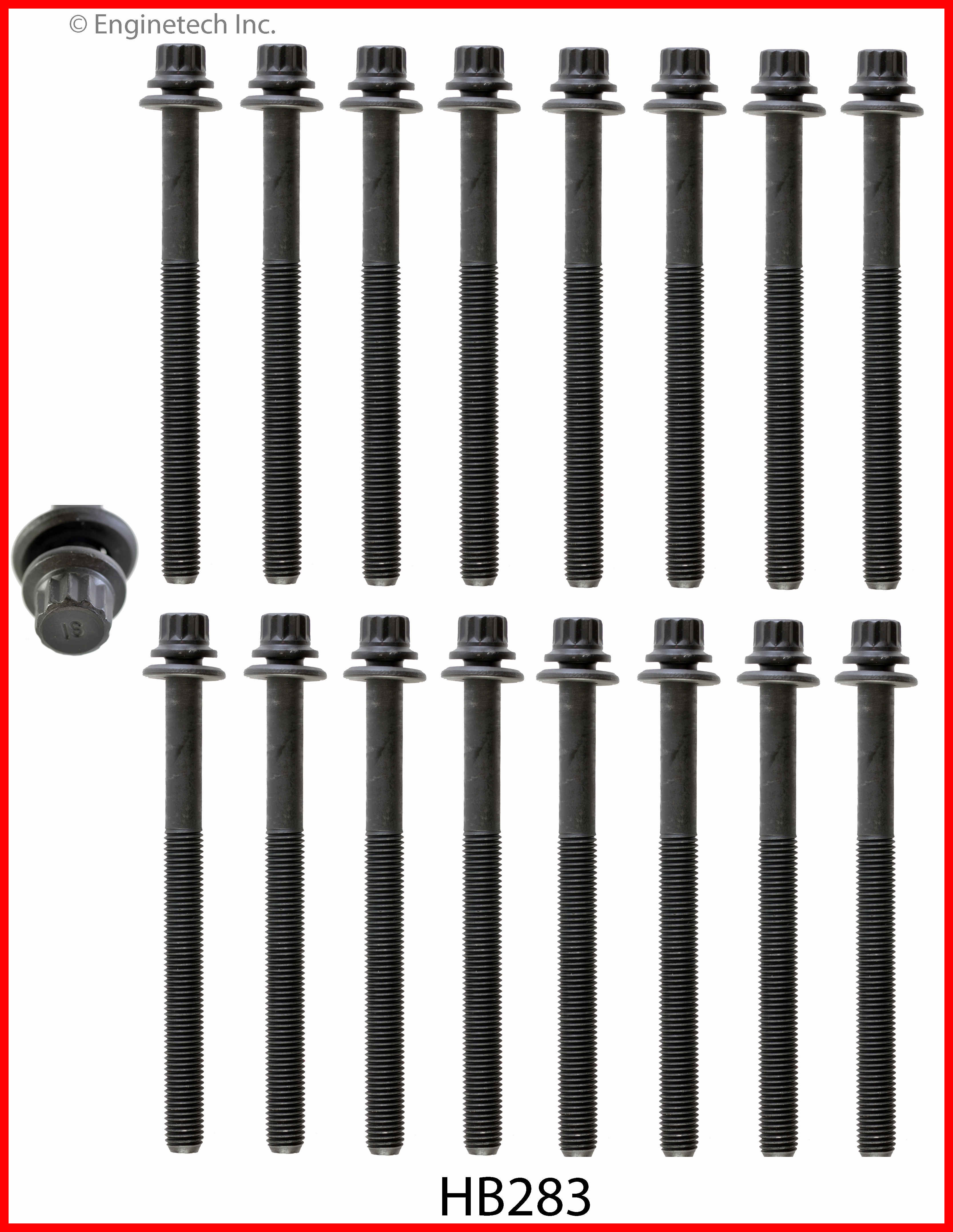 Engine Cylinder Head Bolt Set