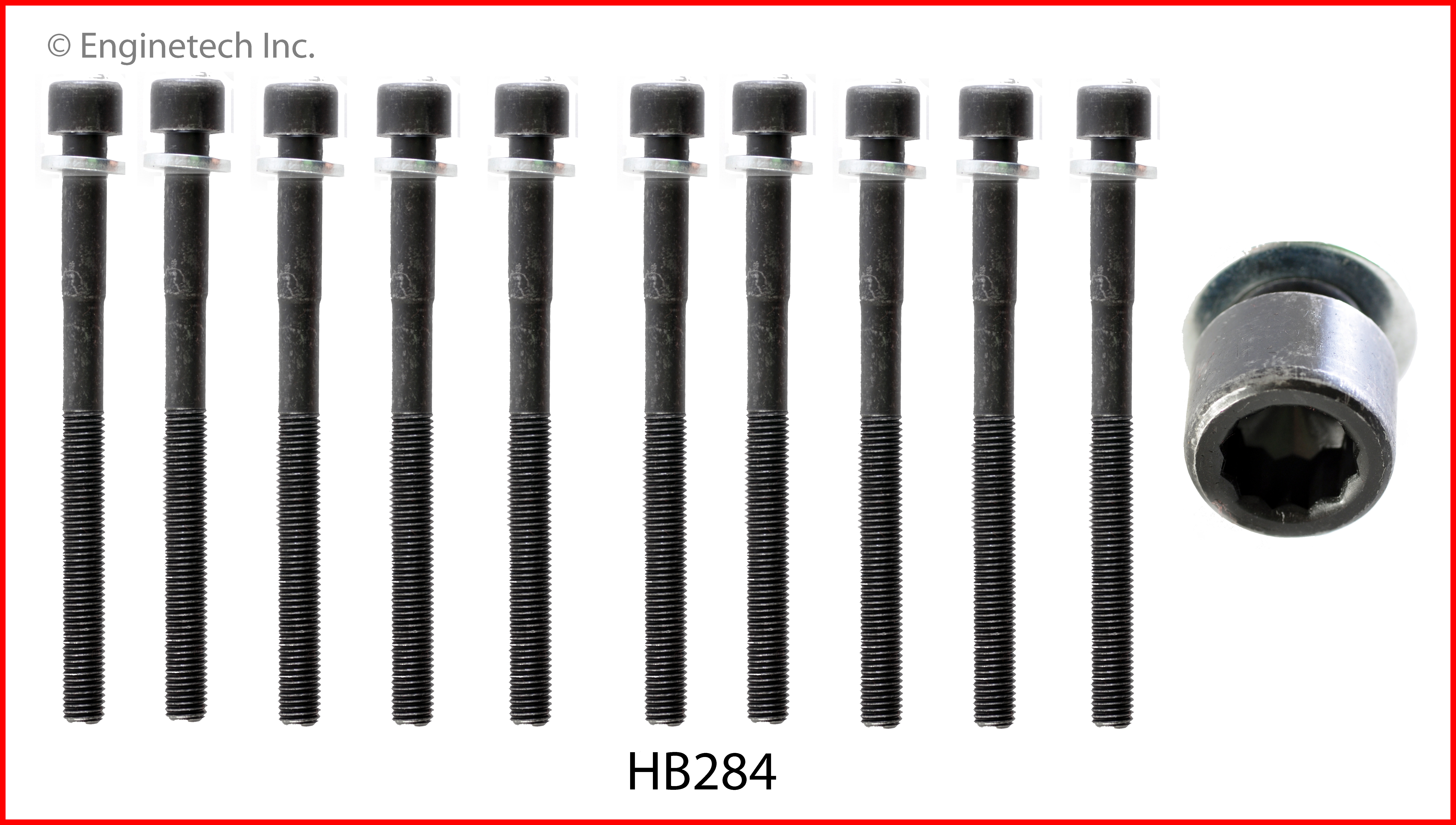 Engine Cylinder Head Bolt Set