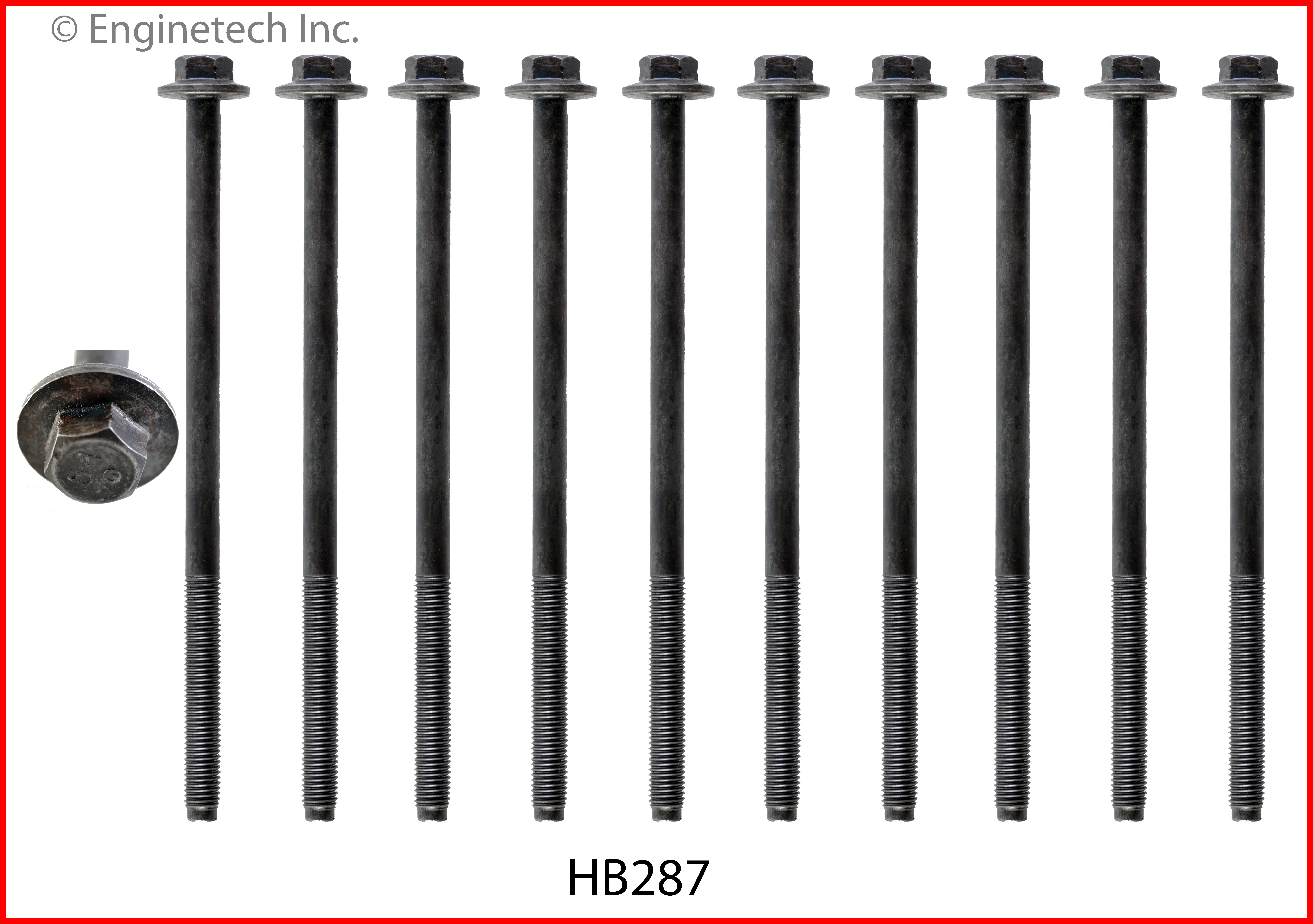 Engine Cylinder Head Bolt Set