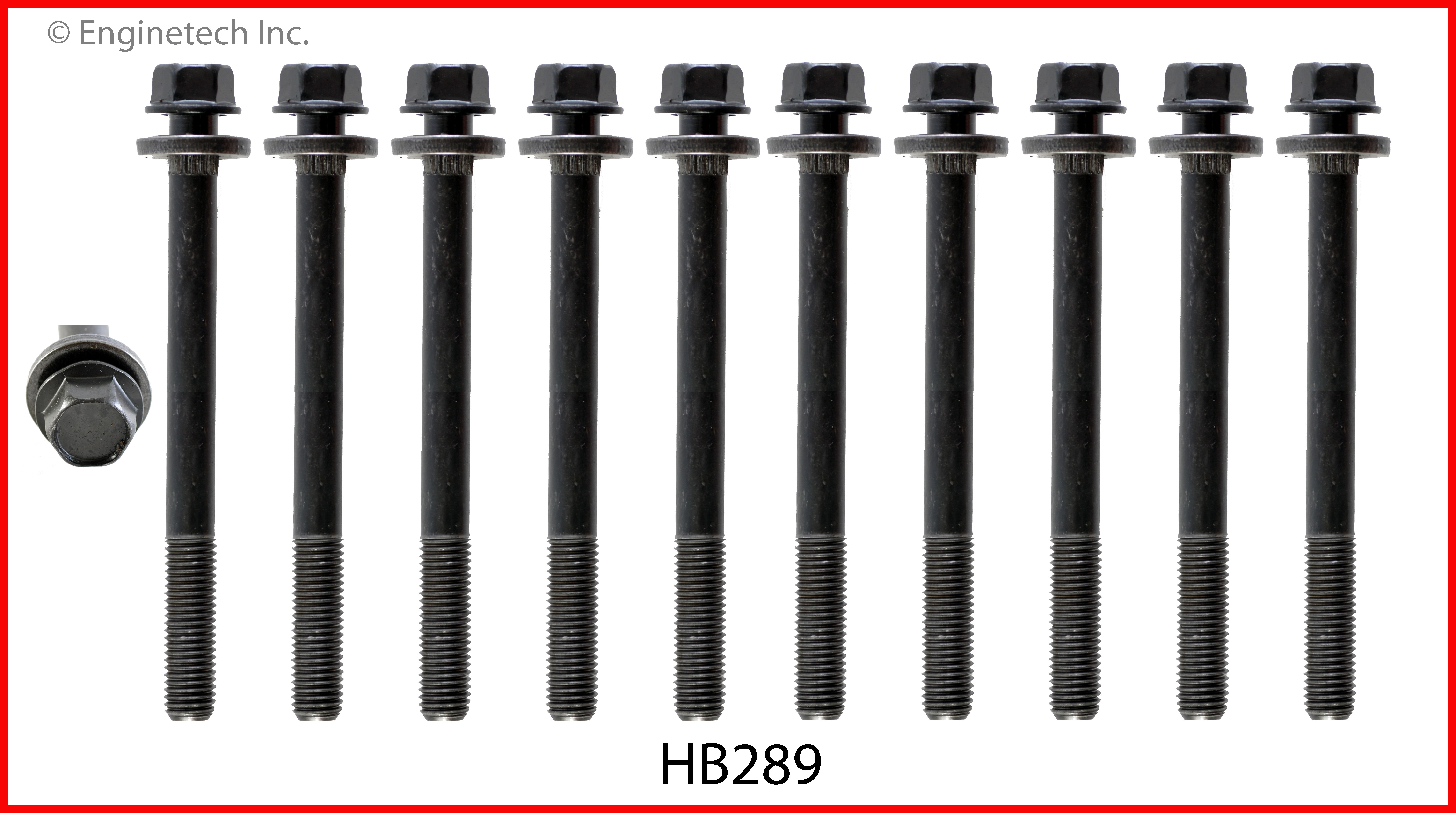 Engine Cylinder Head Bolt Set