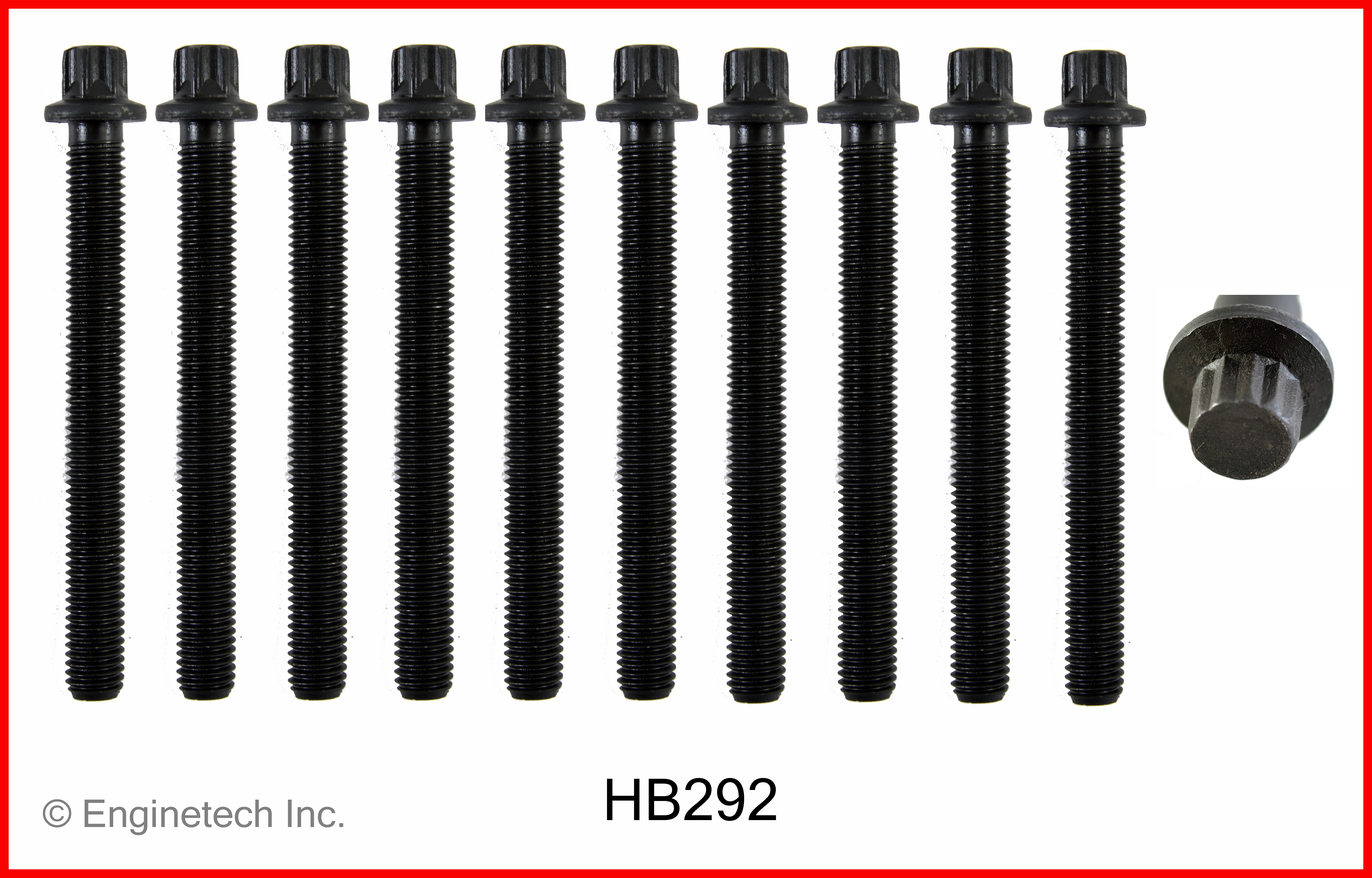 Engine Cylinder Head Bolt Set