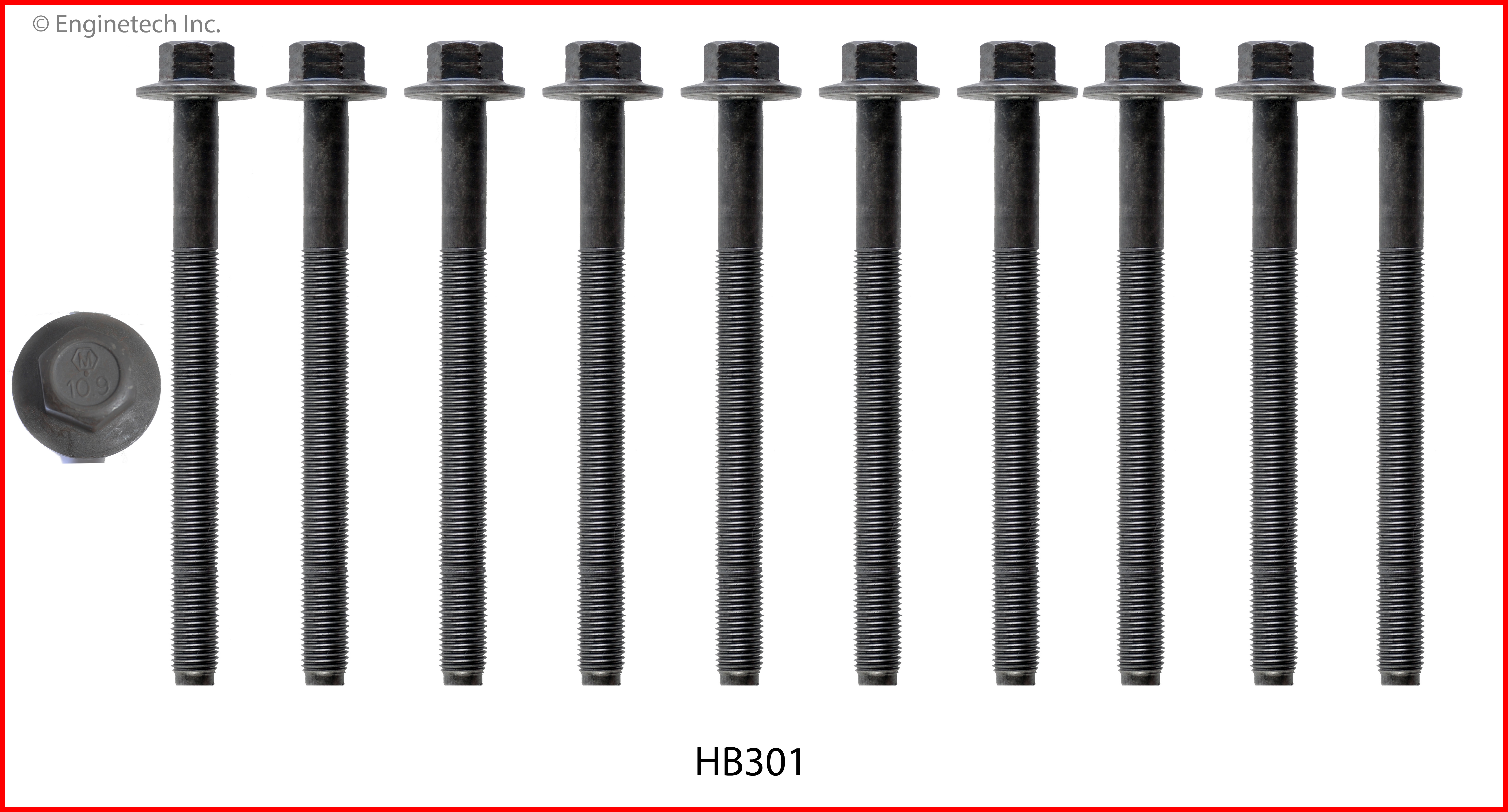 Engine Cylinder Head Bolt Set