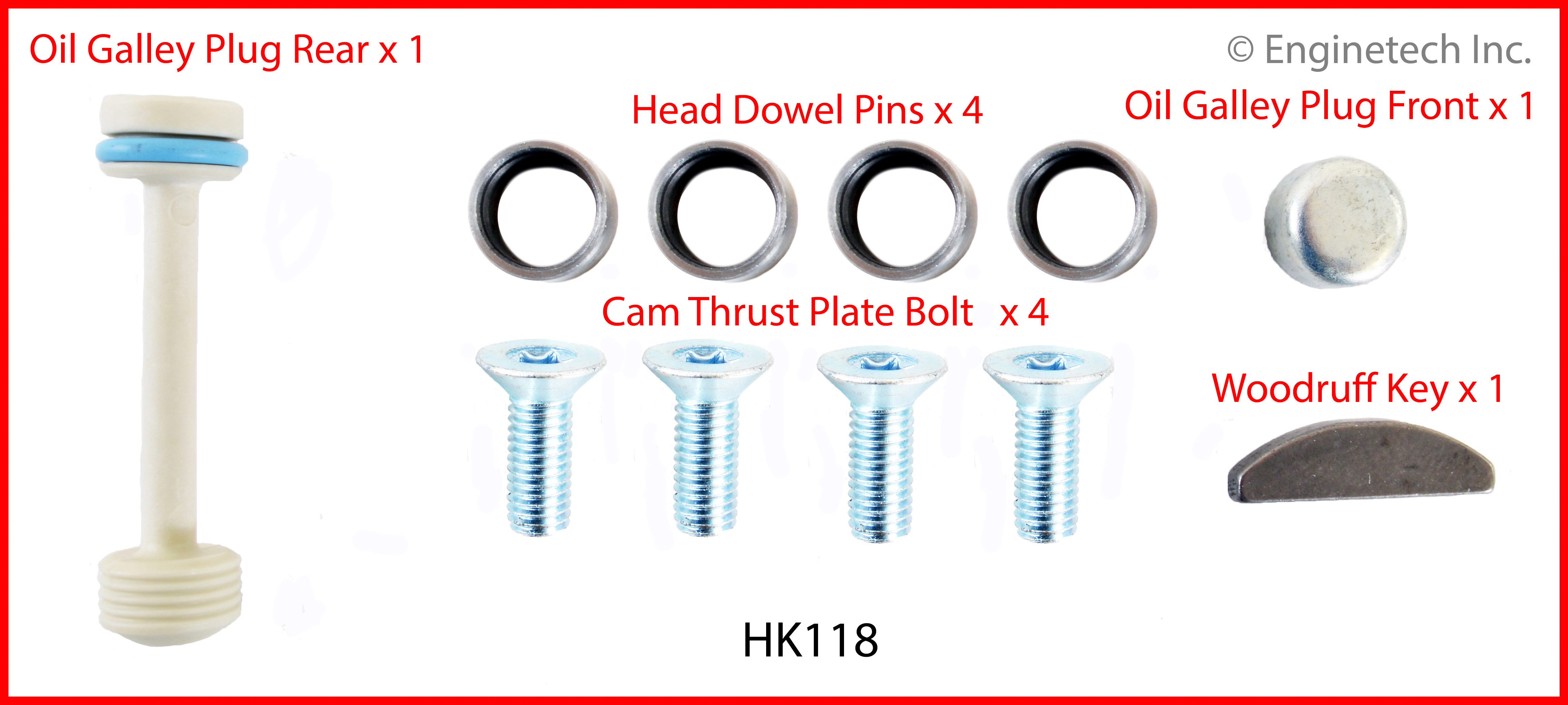 Engine Camshaft Hardware Kit