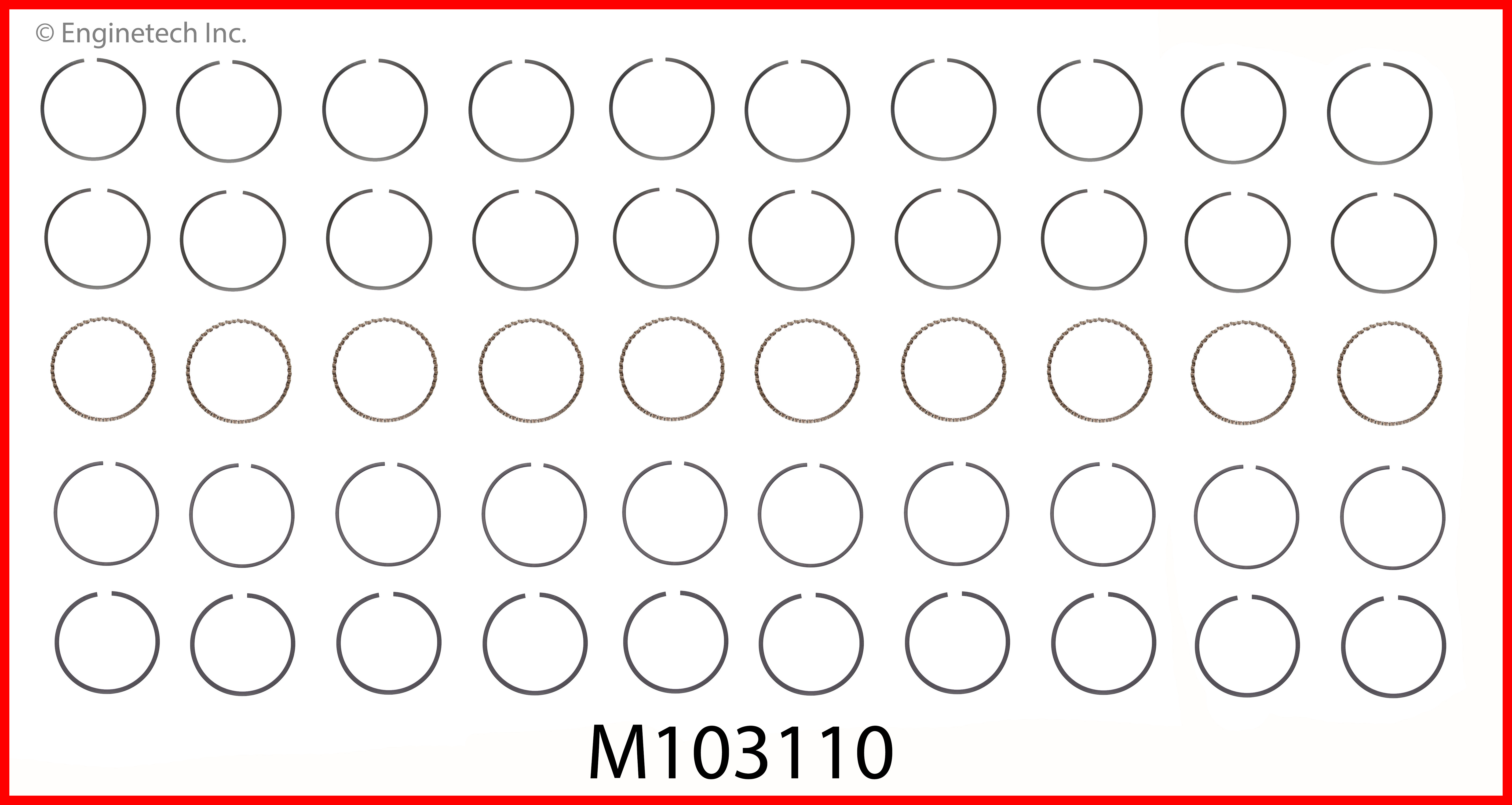 Engine Piston Ring Set