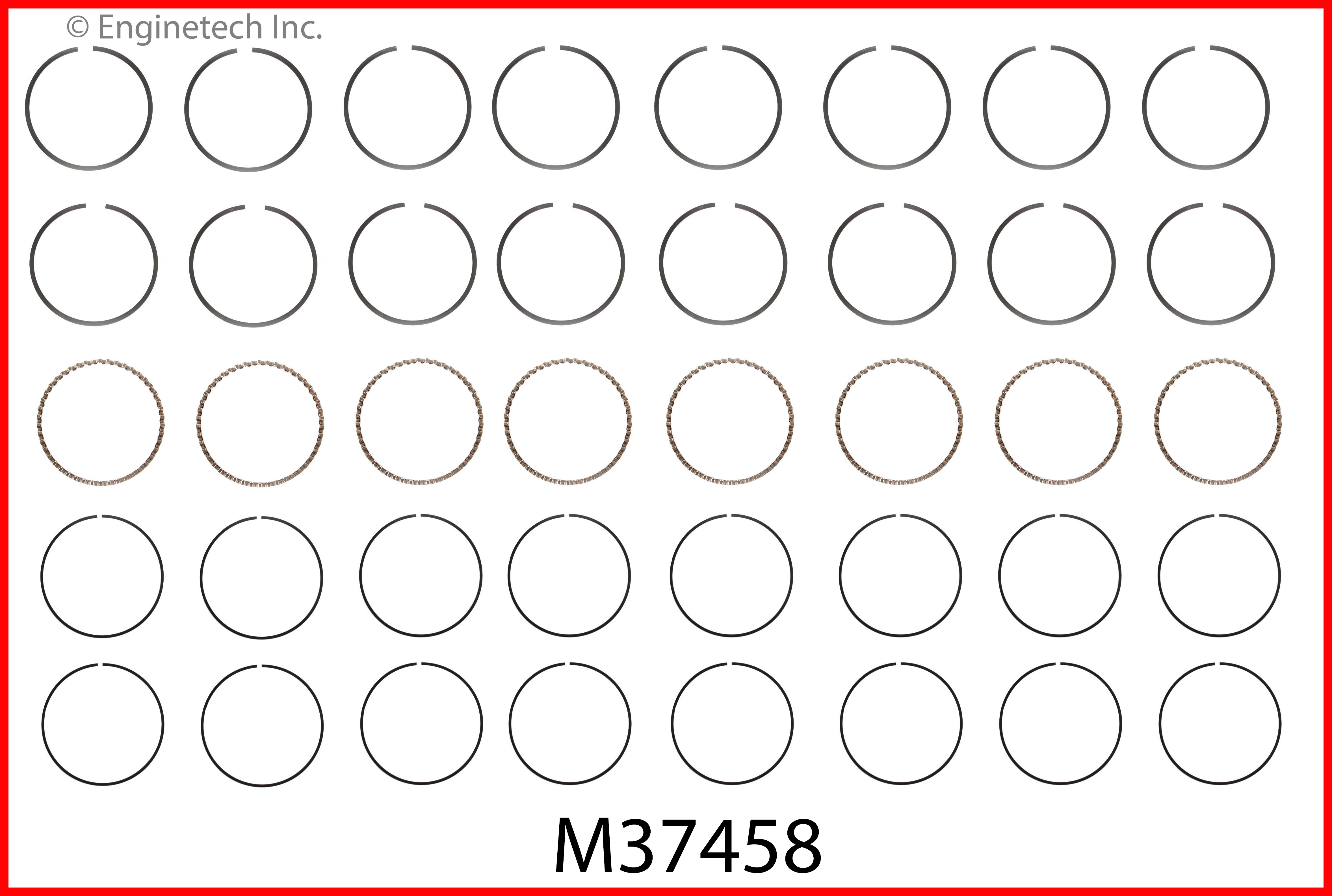 Engine Piston Ring Set