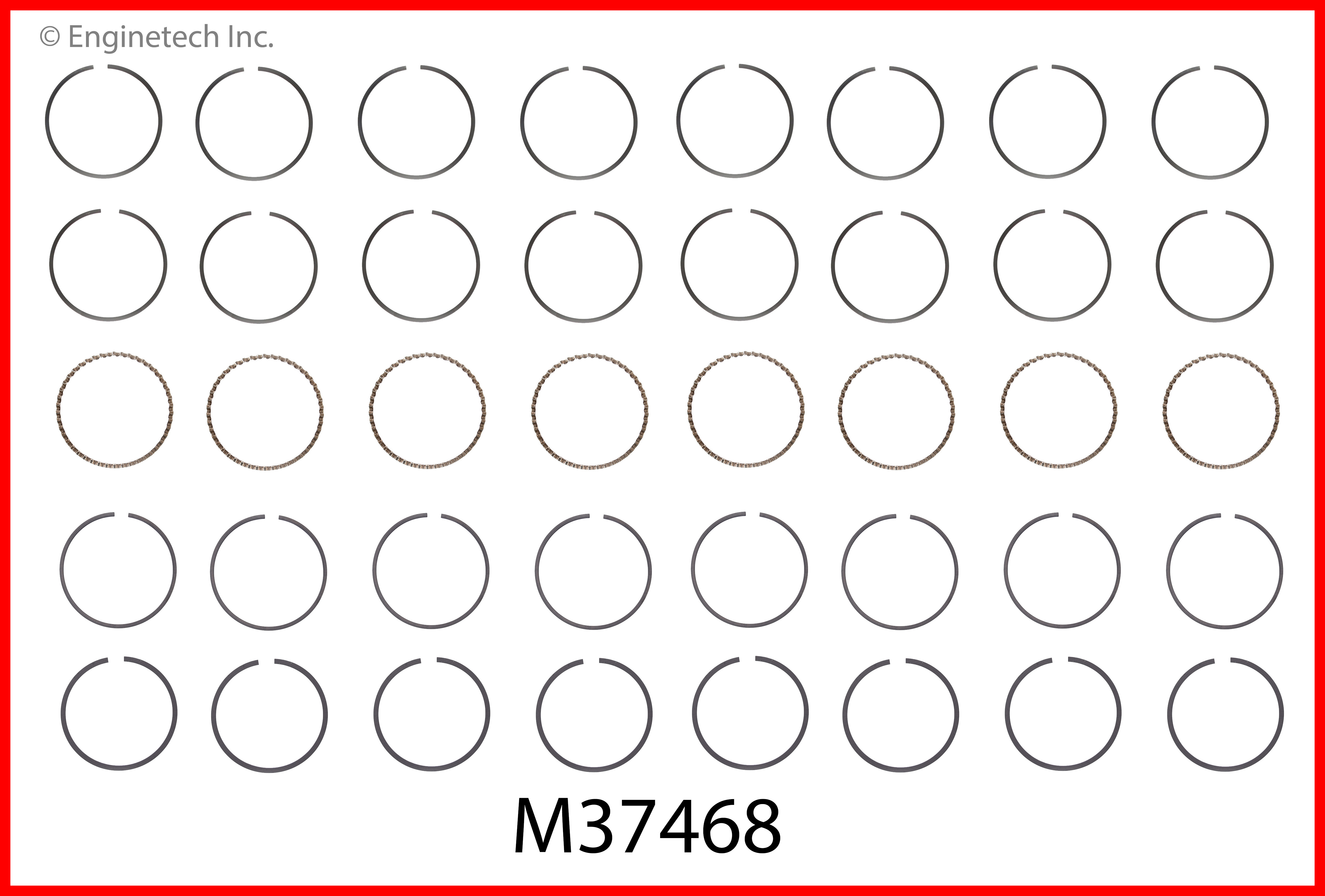 Engine Piston Ring Set