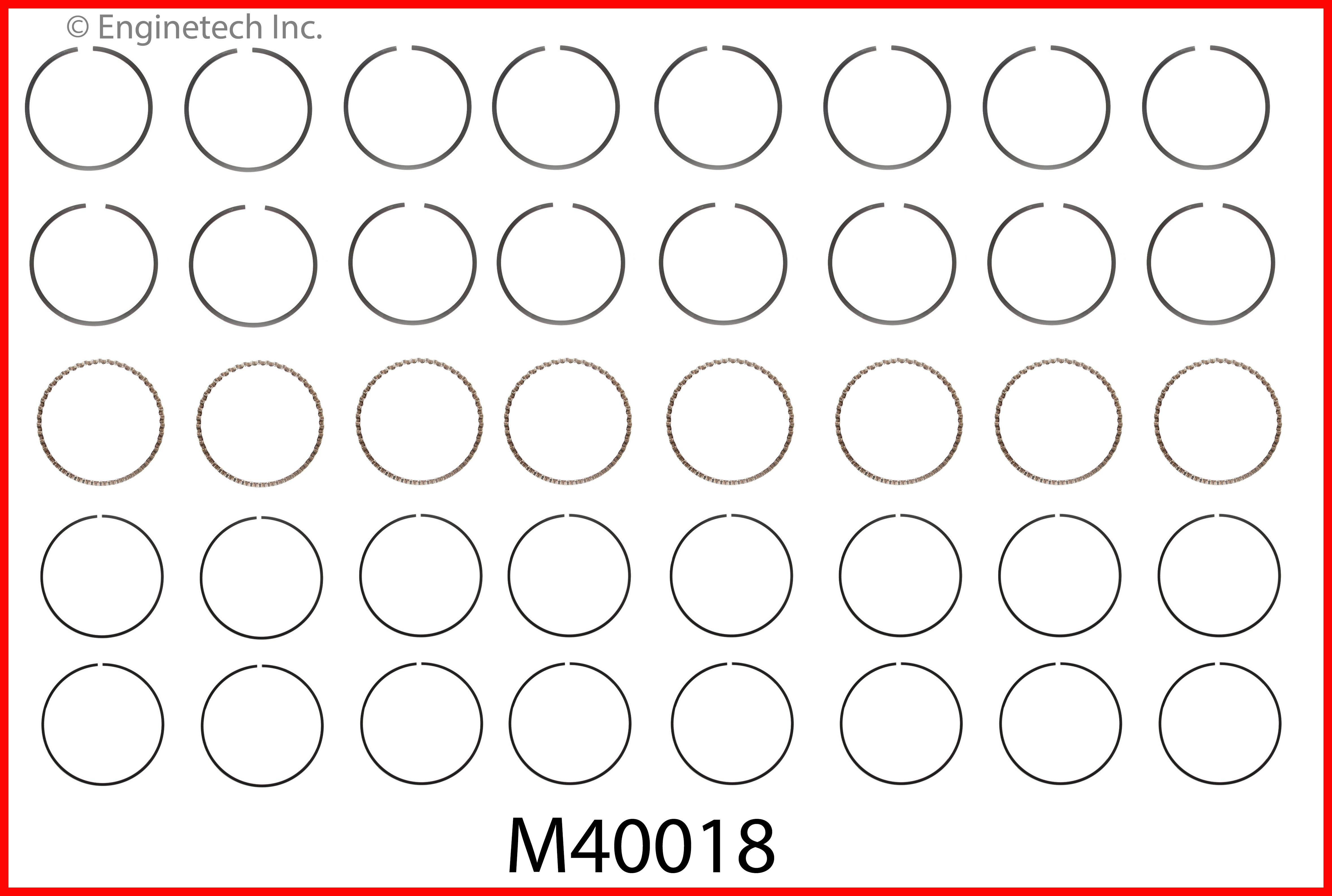 Engine Piston Ring Set