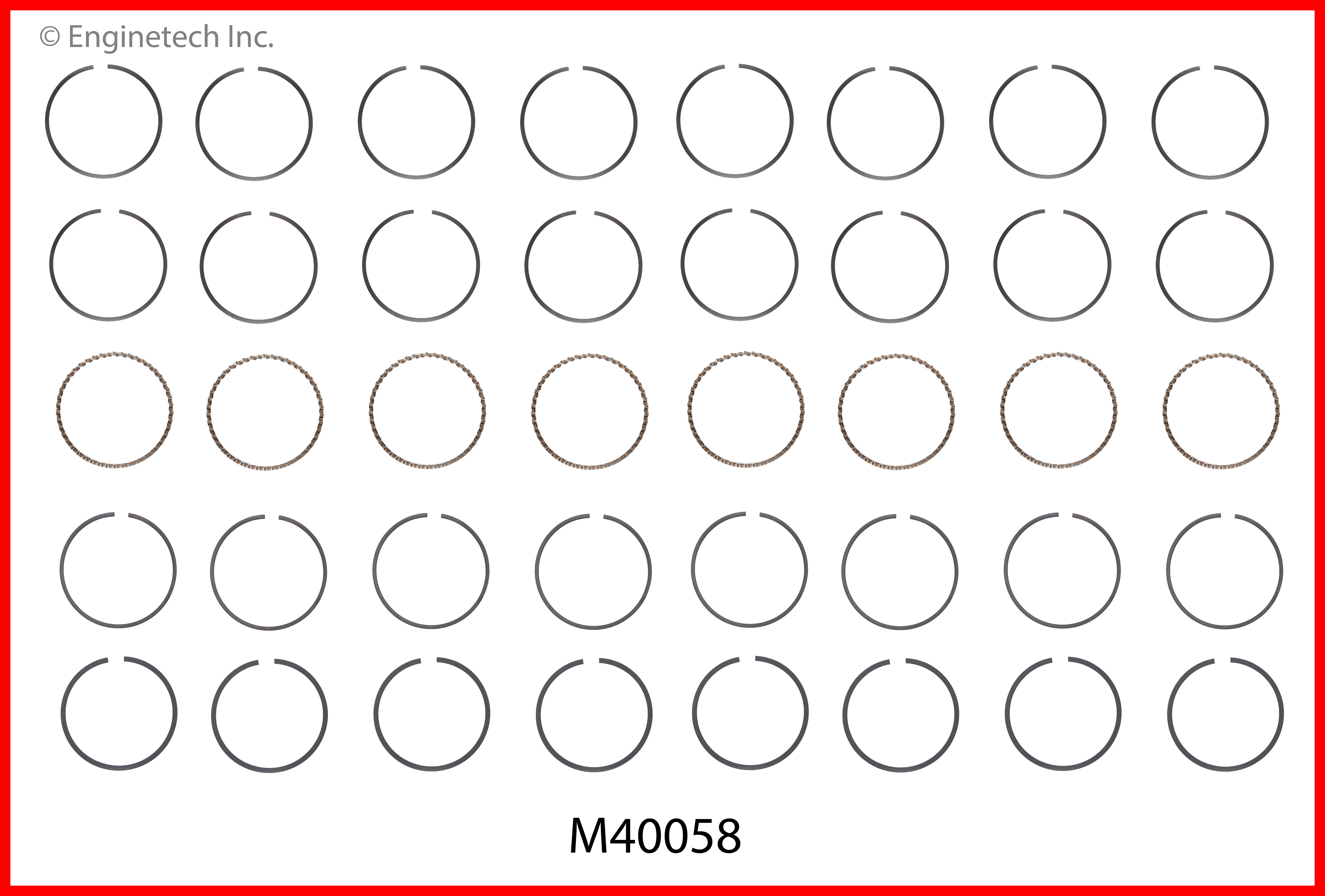 Engine Piston Ring Set