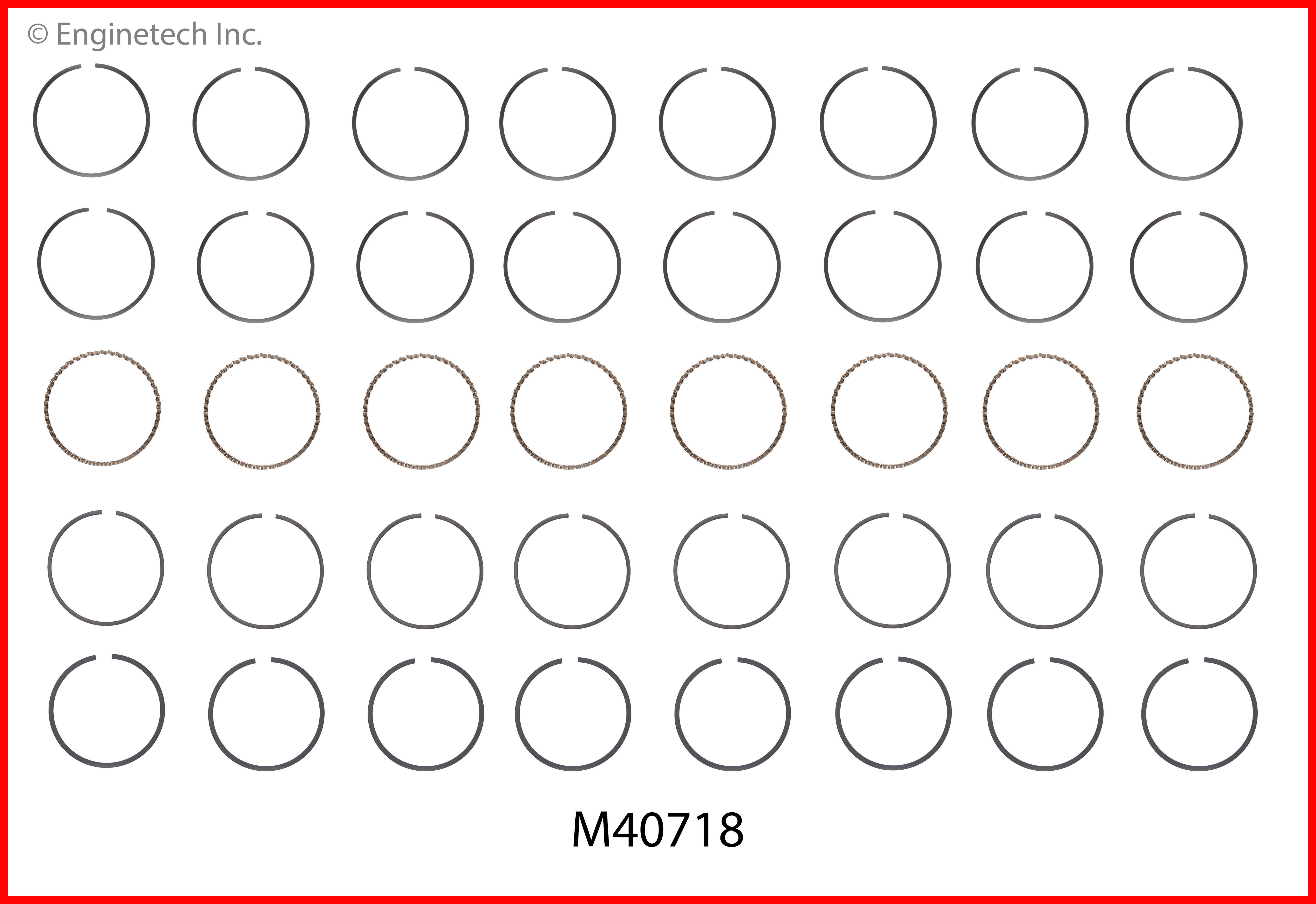 Engine Piston Ring Set