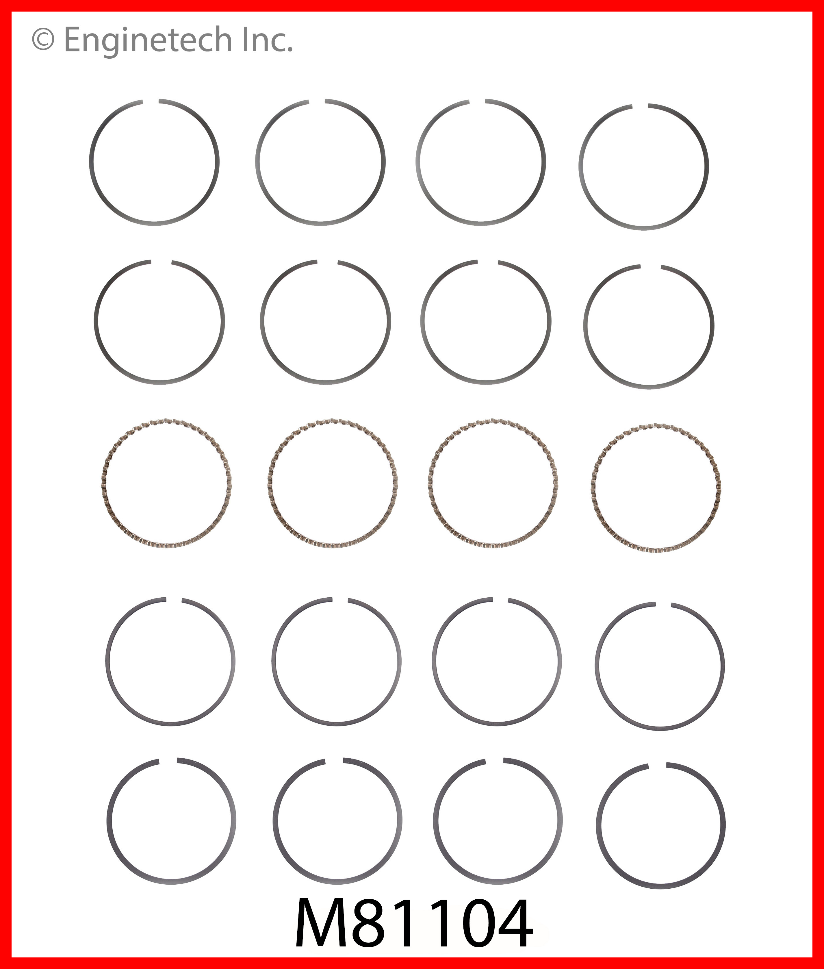 Engine Piston Ring Set