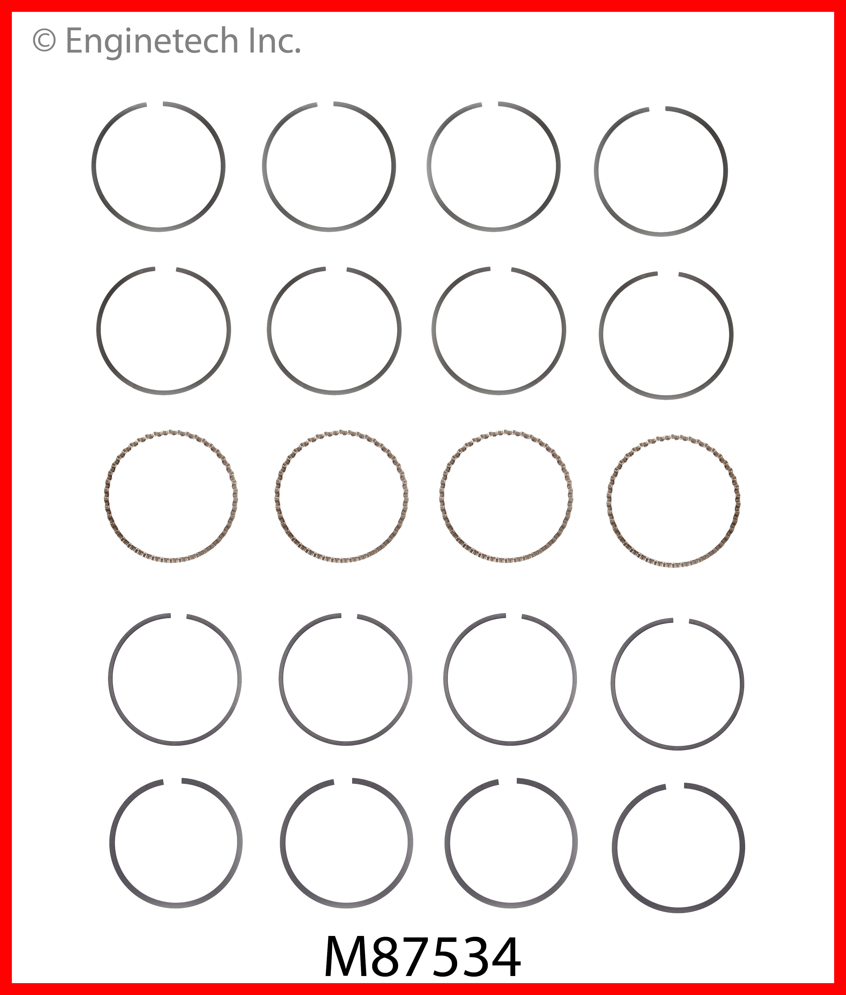 Engine Piston Ring Set