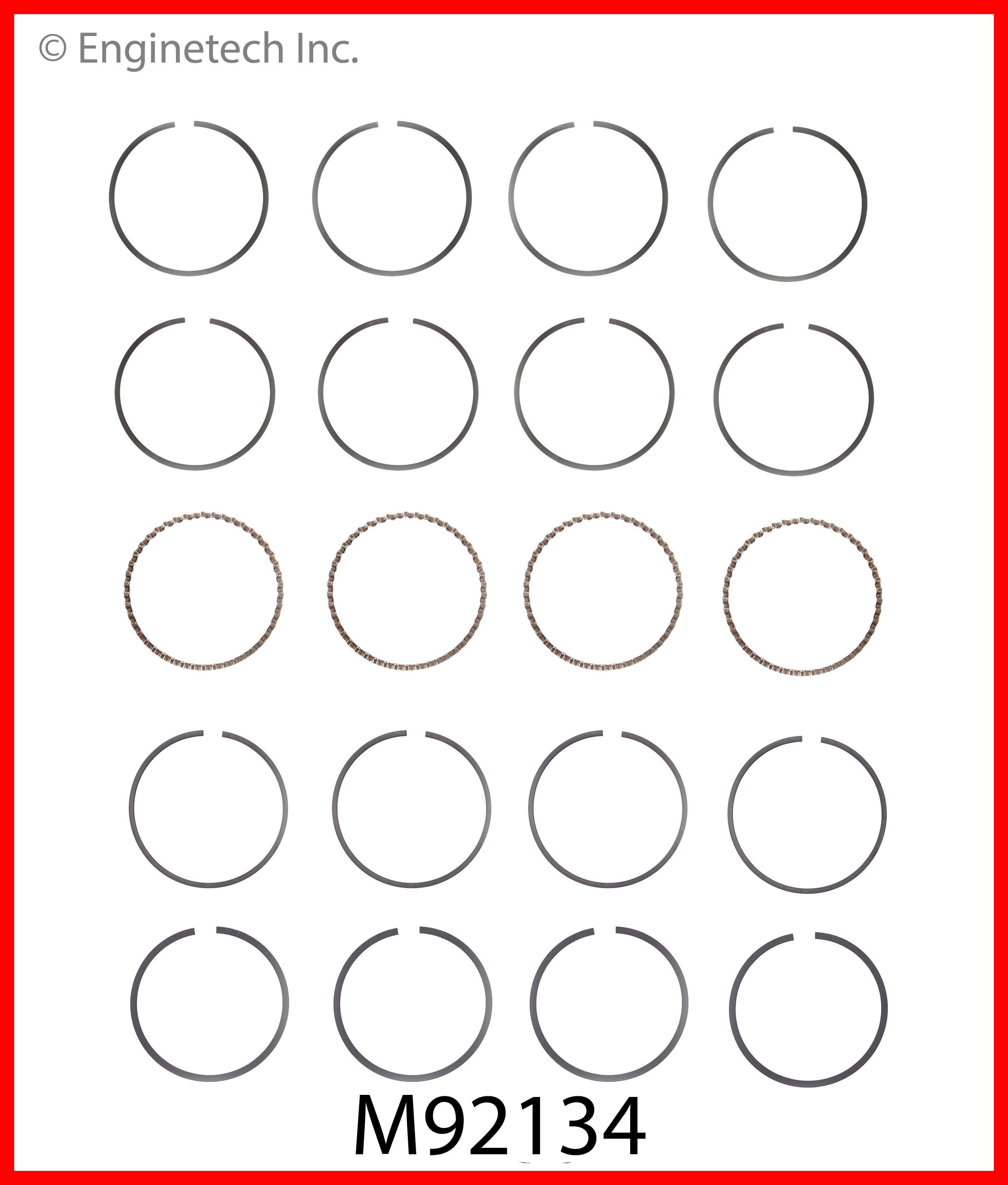 Engine Piston Ring Set