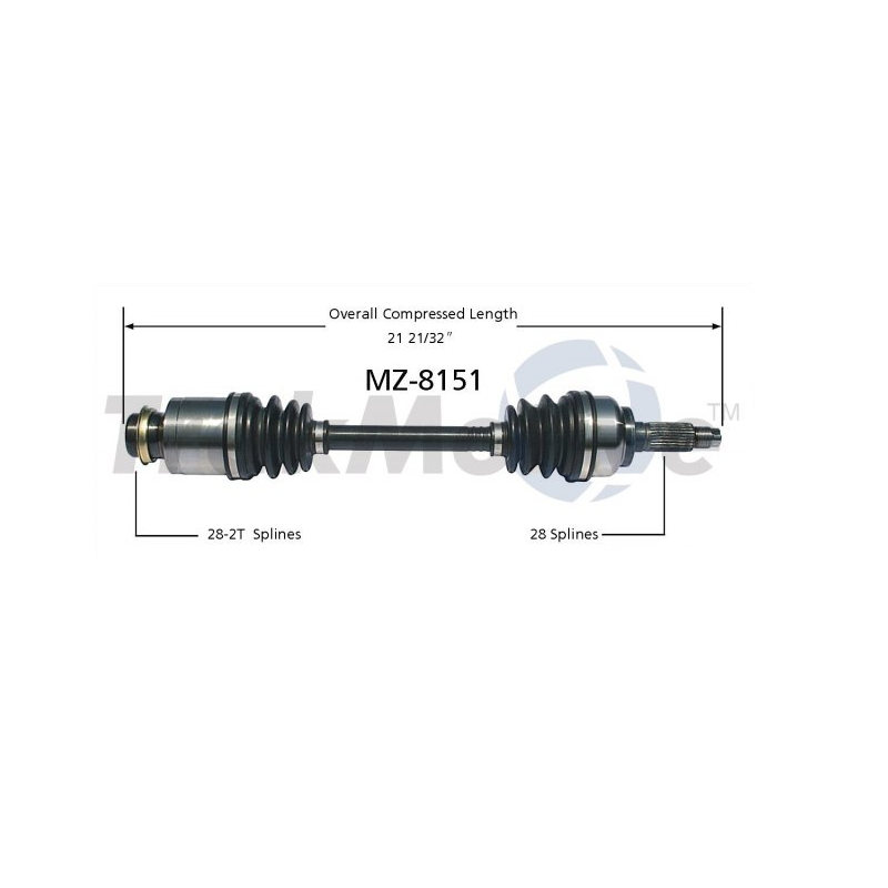 Front Right Cv Axle Shaft