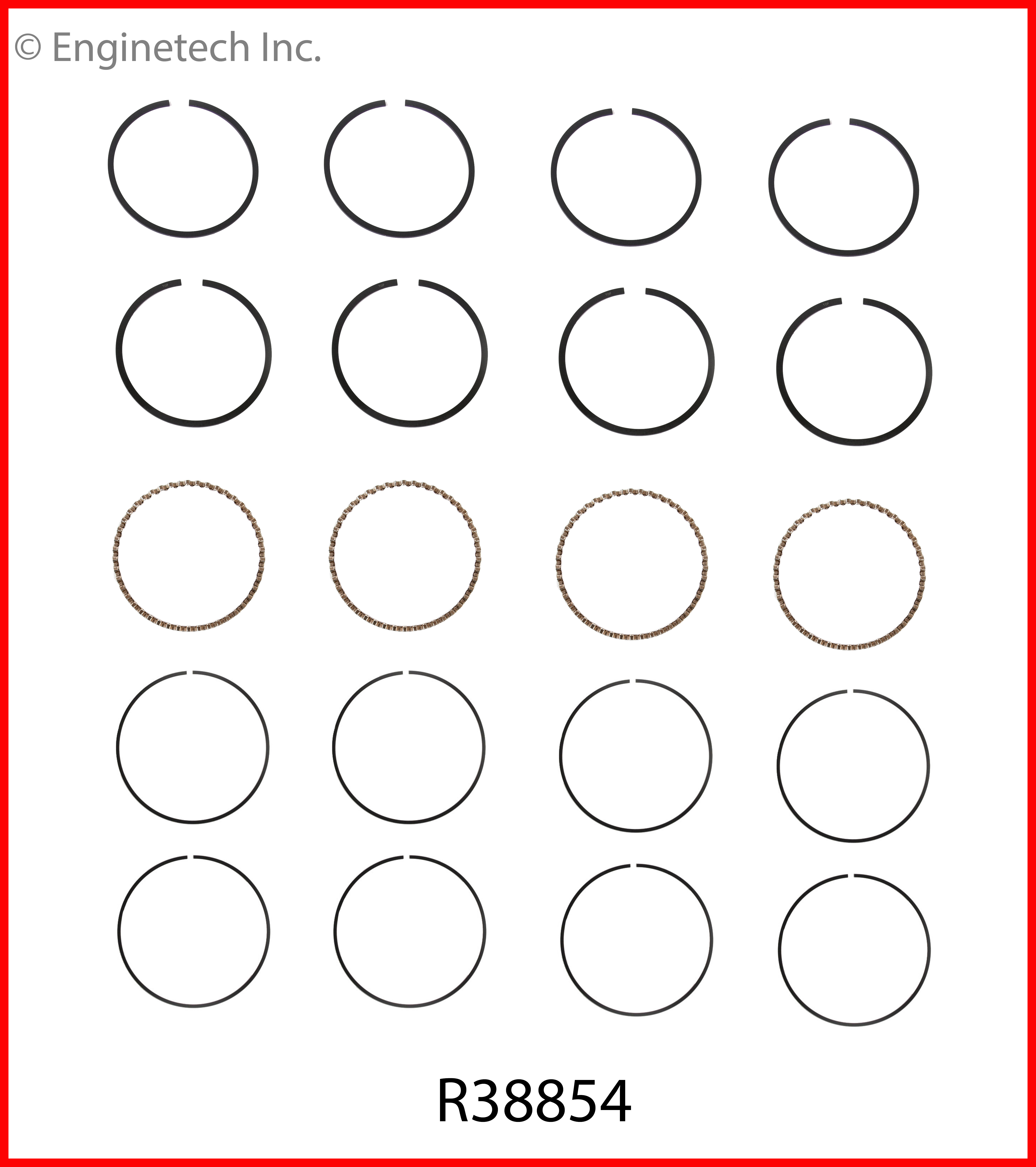 Engine Piston Ring Set