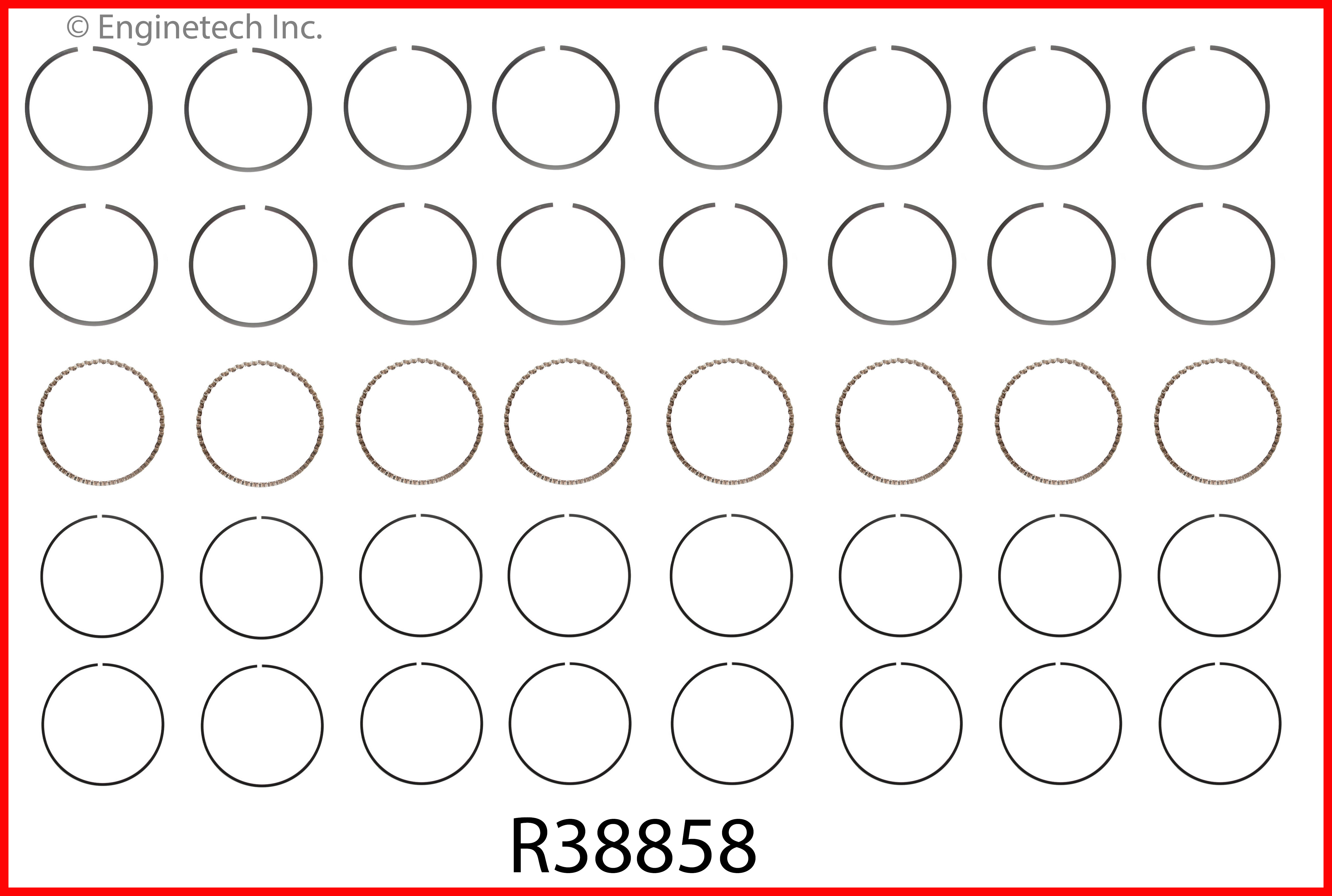 Engine Piston Ring Set