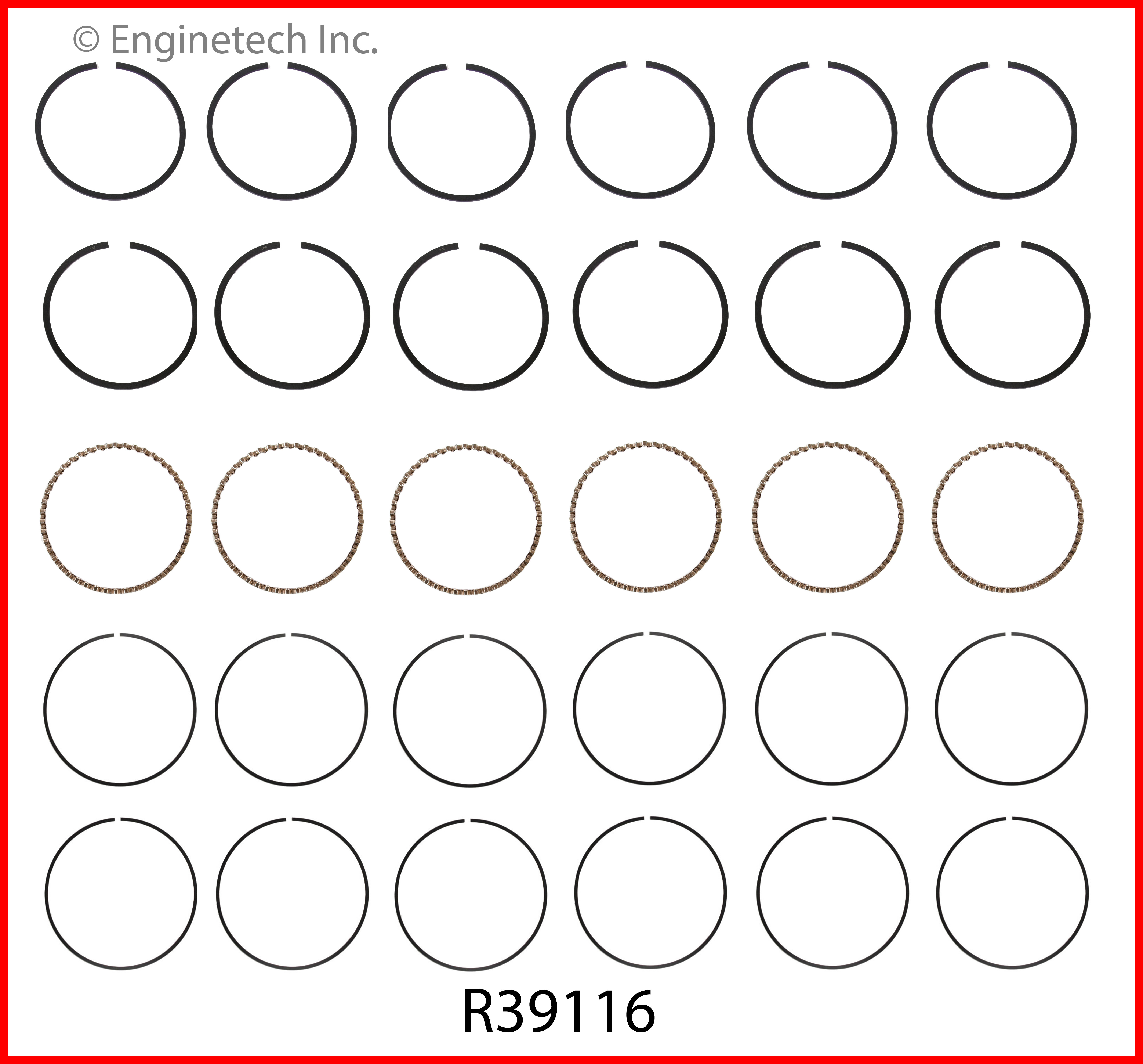 Engine Piston Ring Set