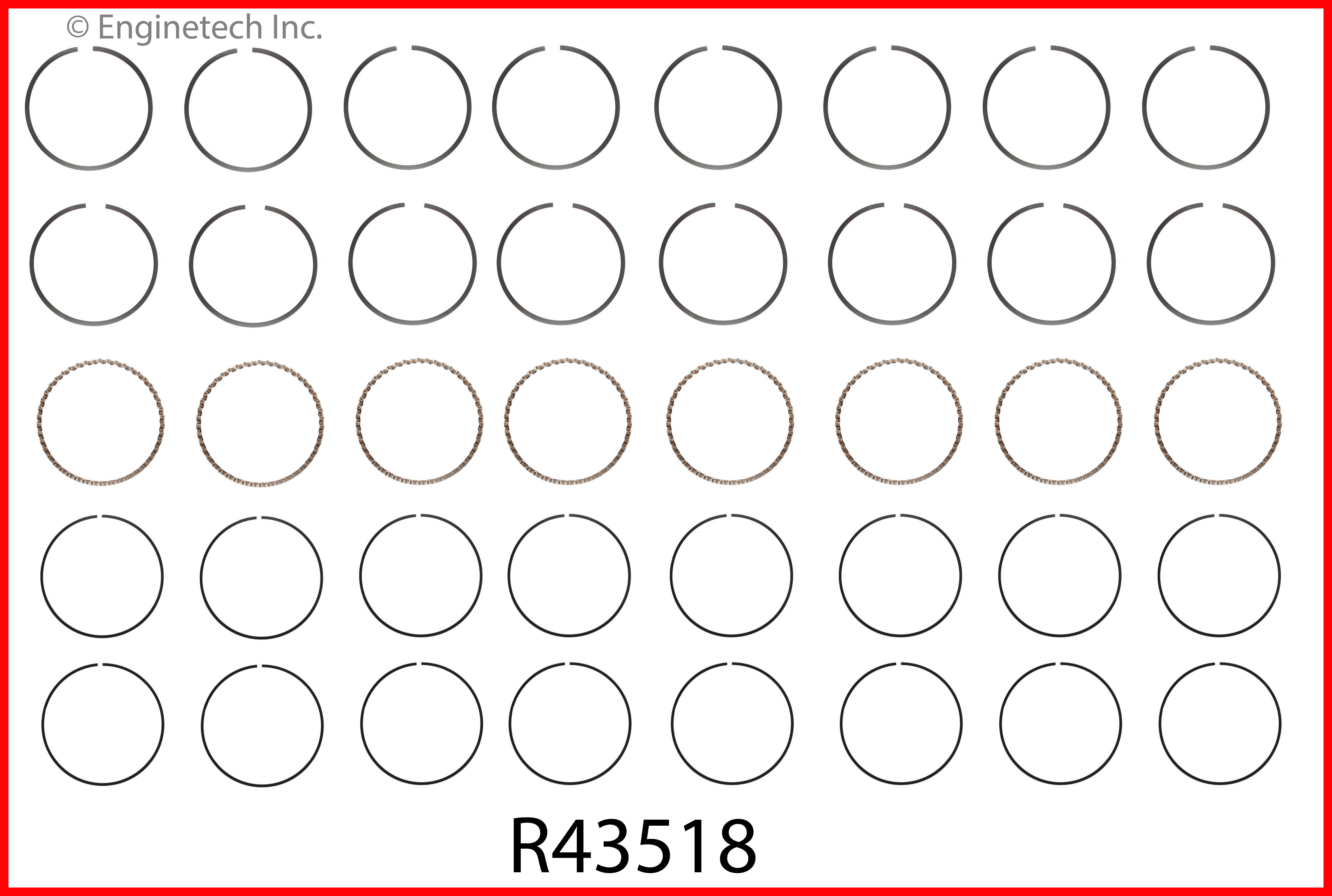 Engine Piston Ring Set