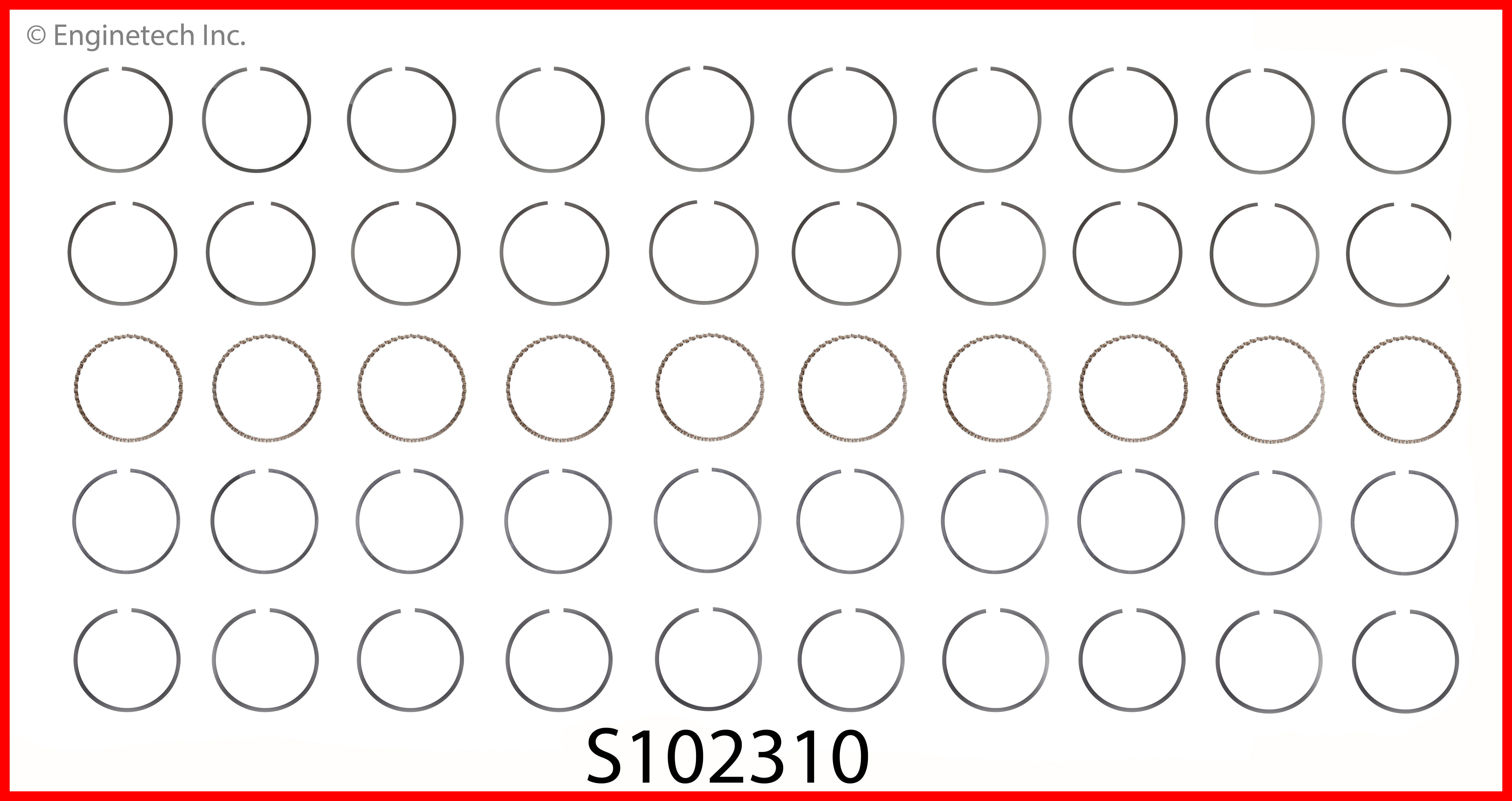 Engine Piston Ring Set