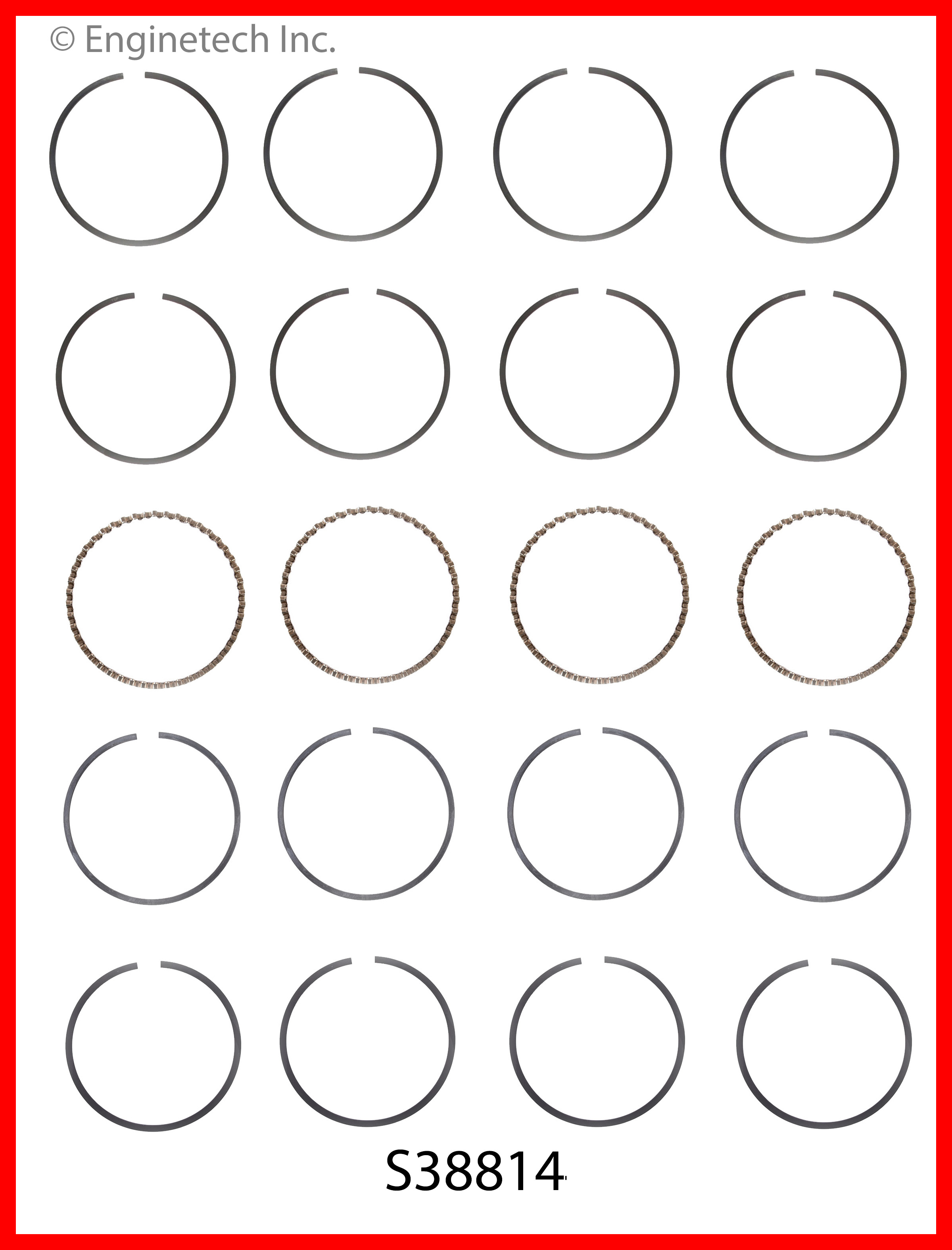 Engine Piston Ring Set