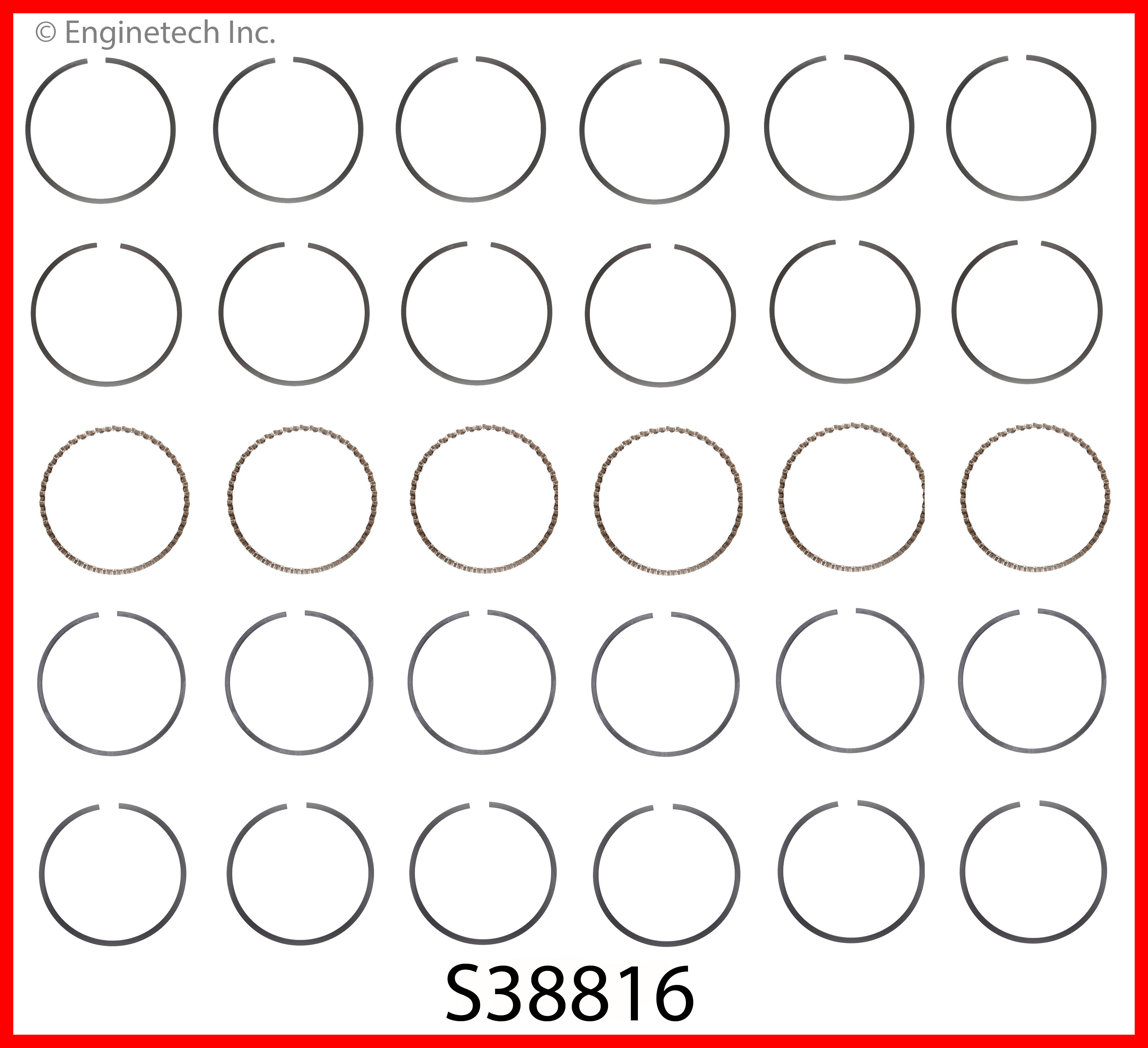 Engine Piston Ring Set