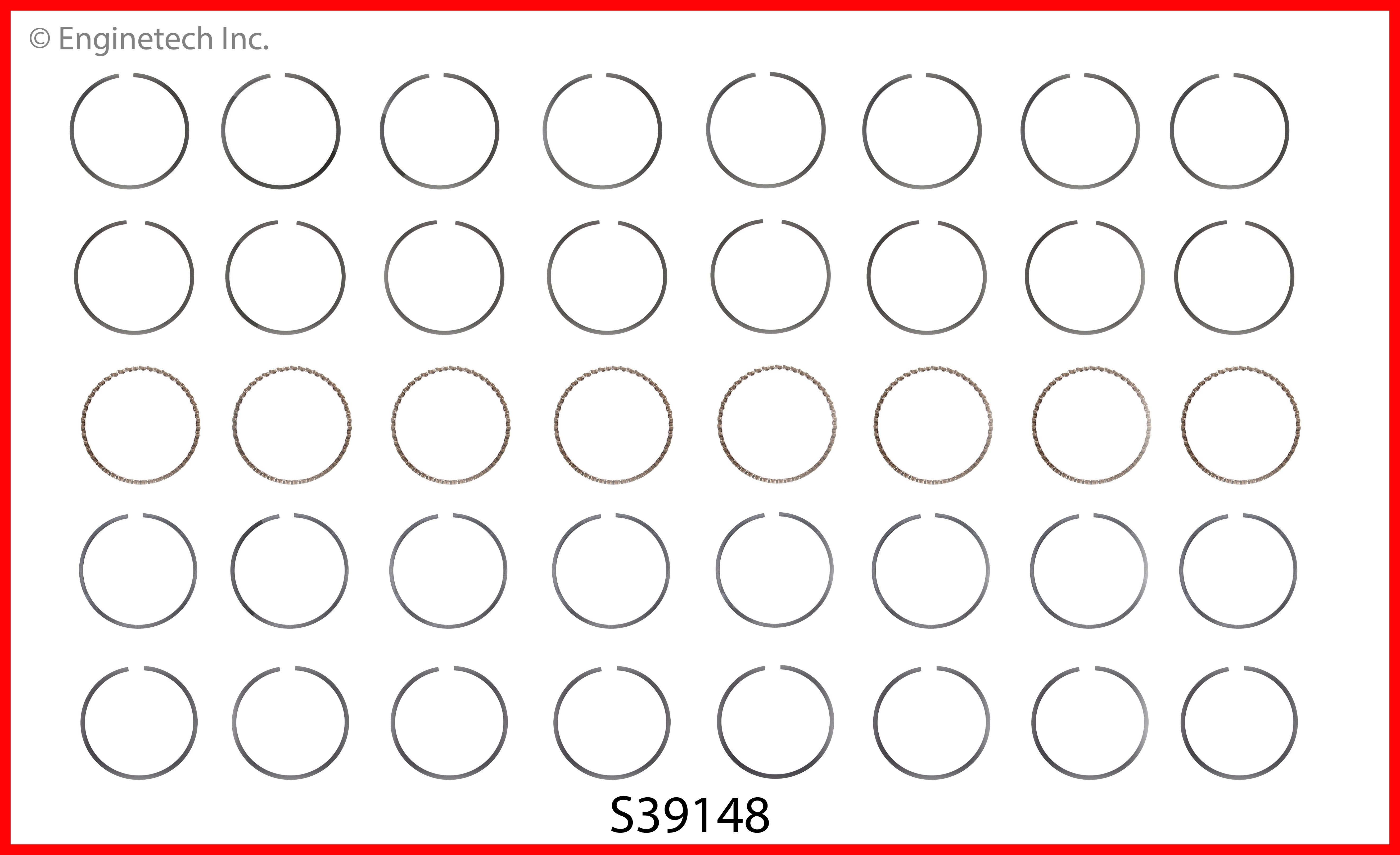 Engine Piston Ring Set