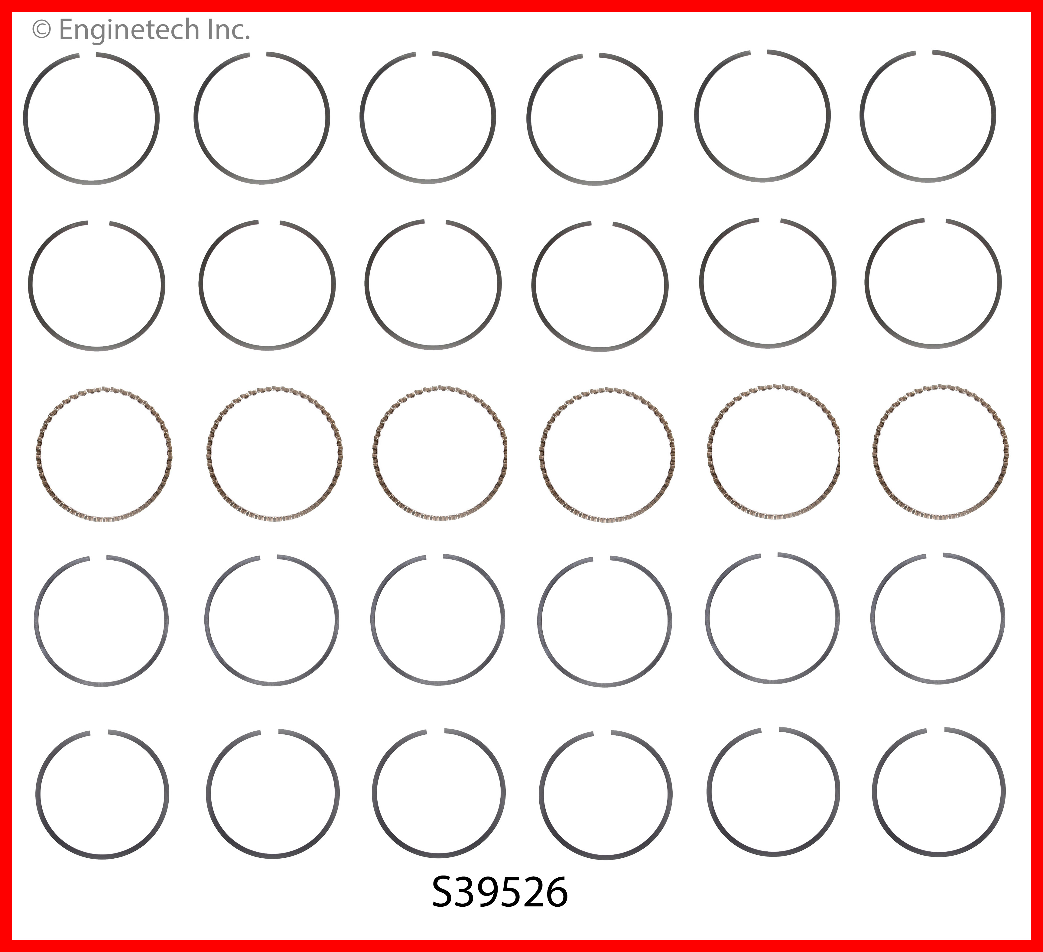 Engine Piston Ring Set