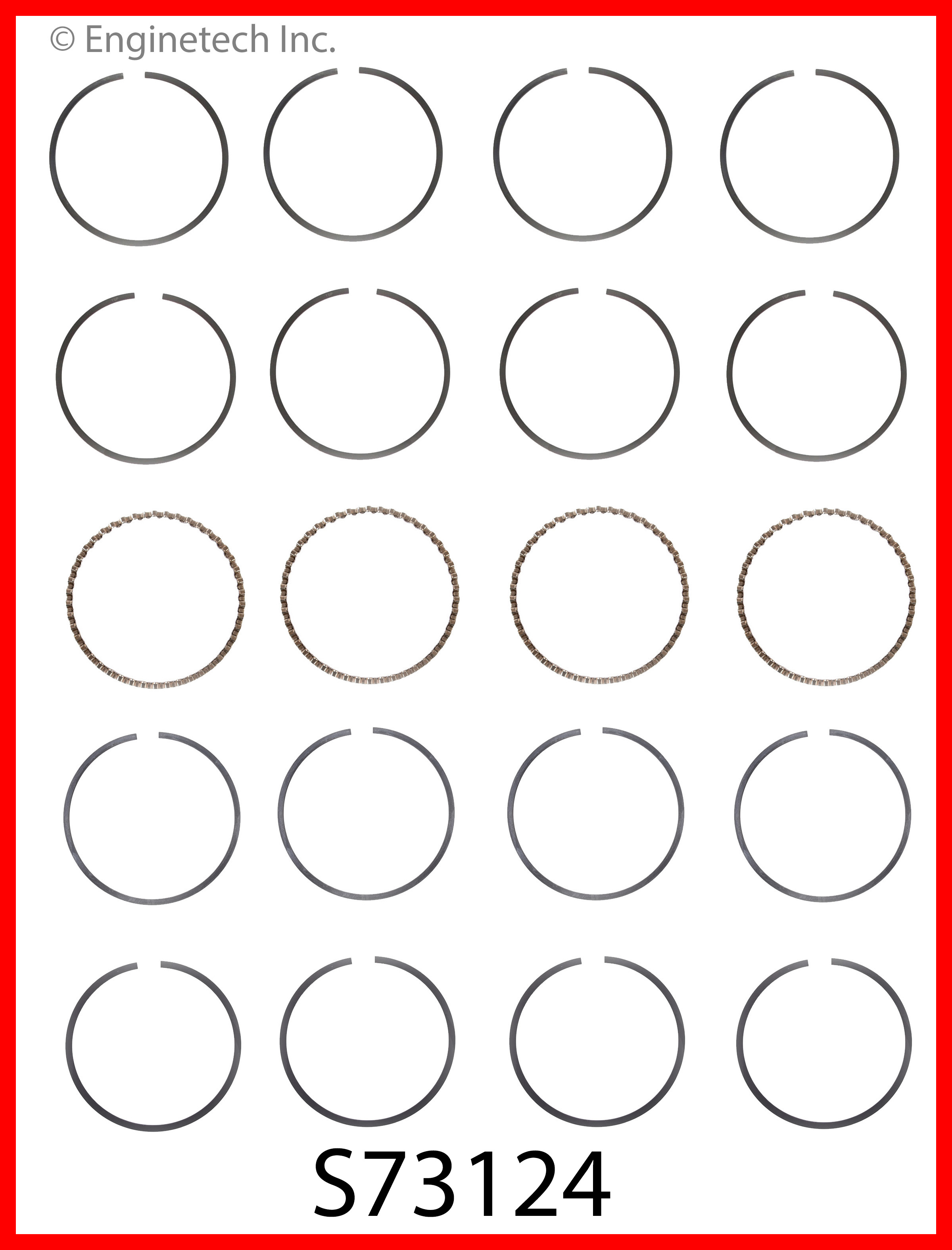 Engine Piston Ring Set