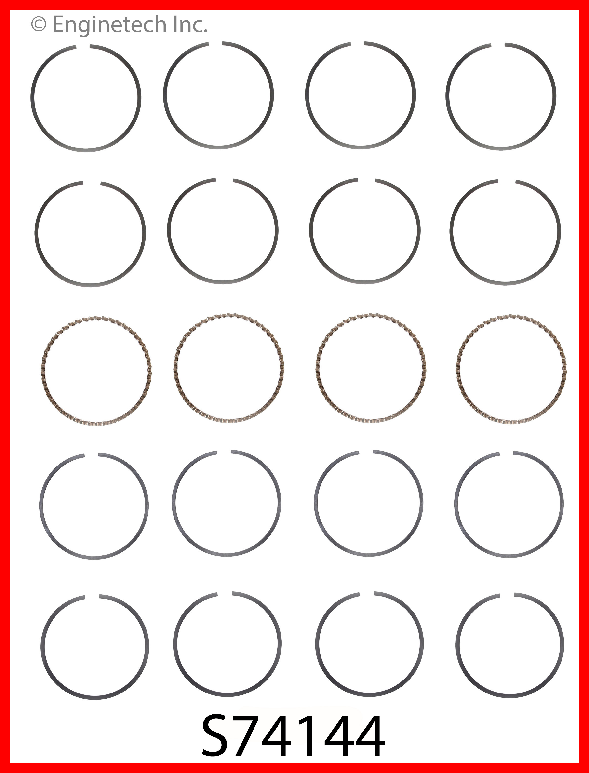 Engine Piston Ring Set