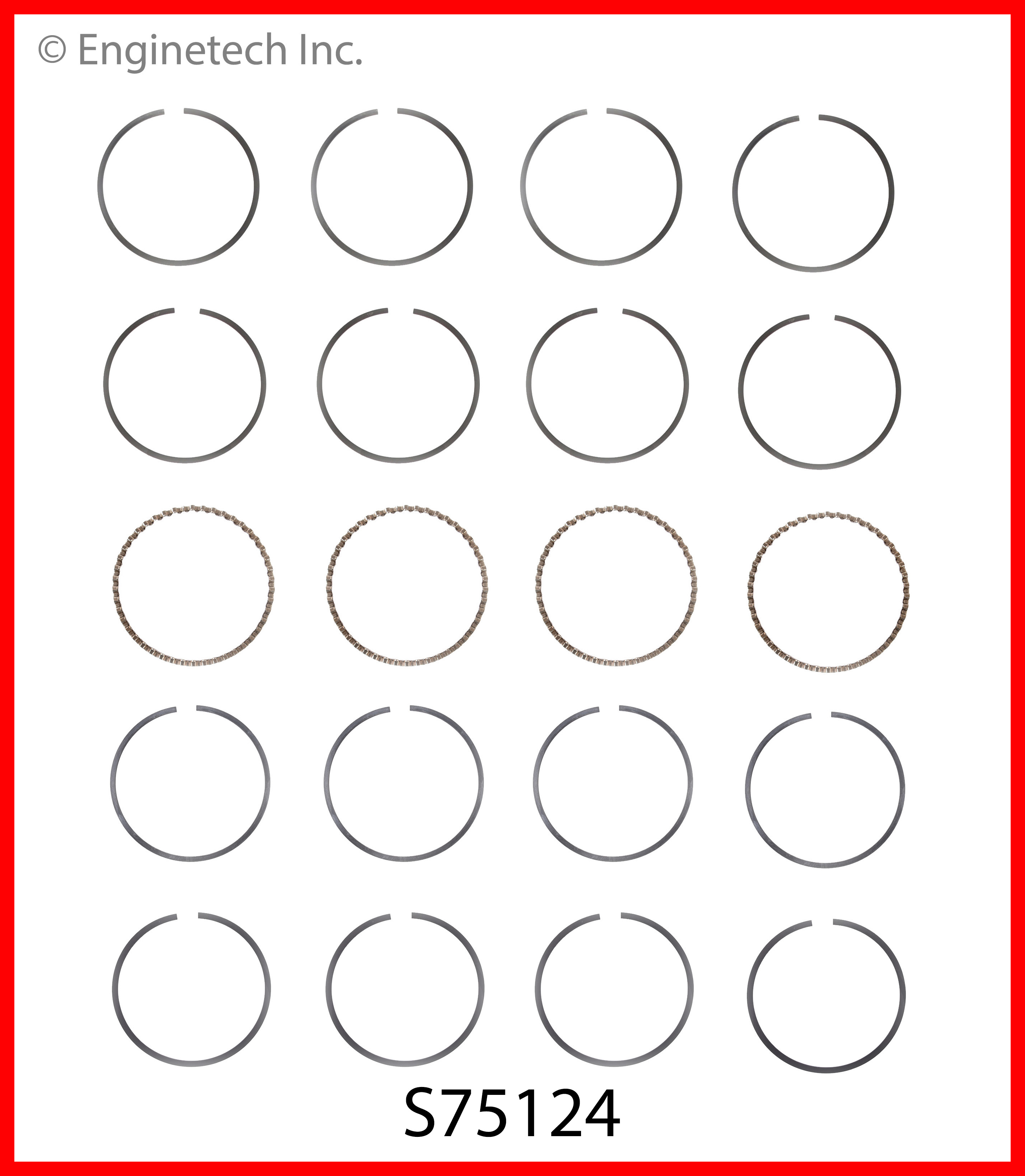 Engine Piston Ring Set