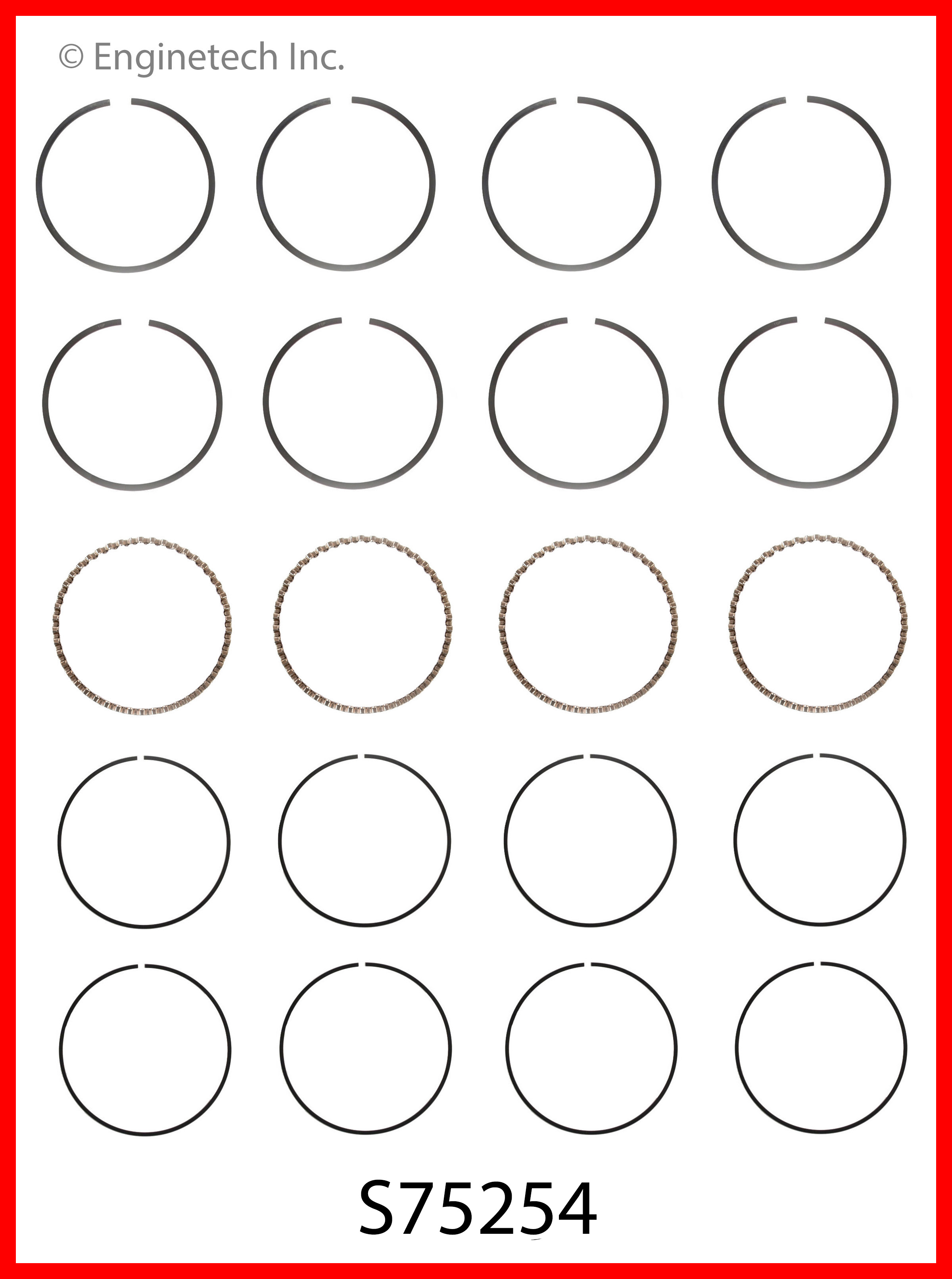 Engine Piston Ring Set