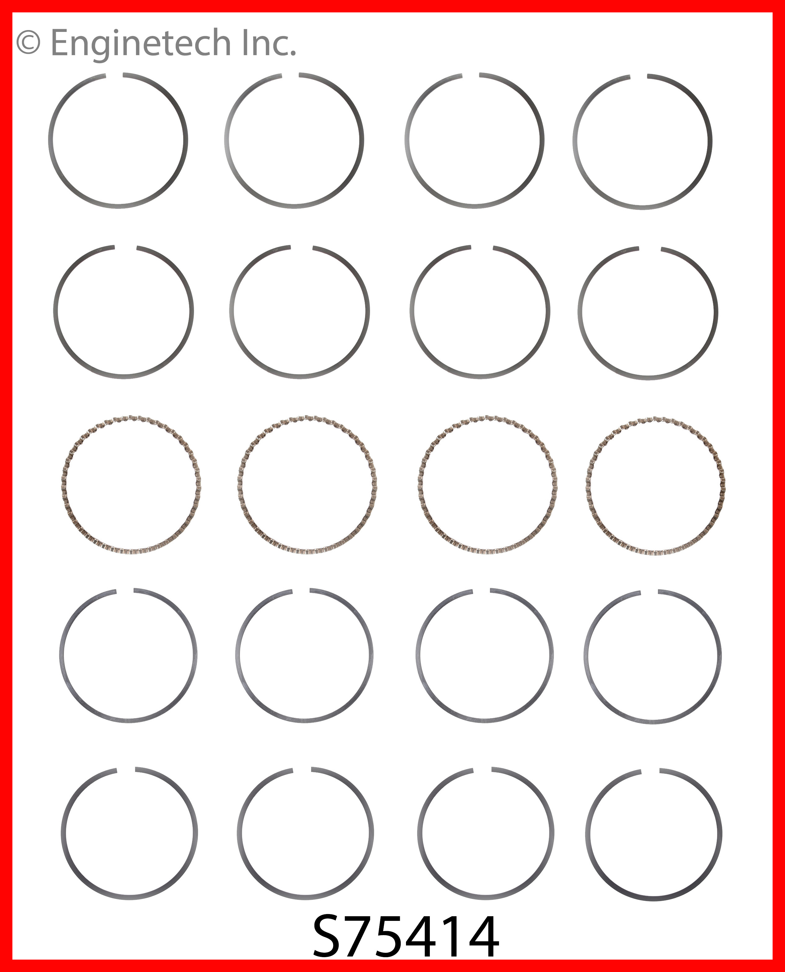 Engine Piston Ring Set