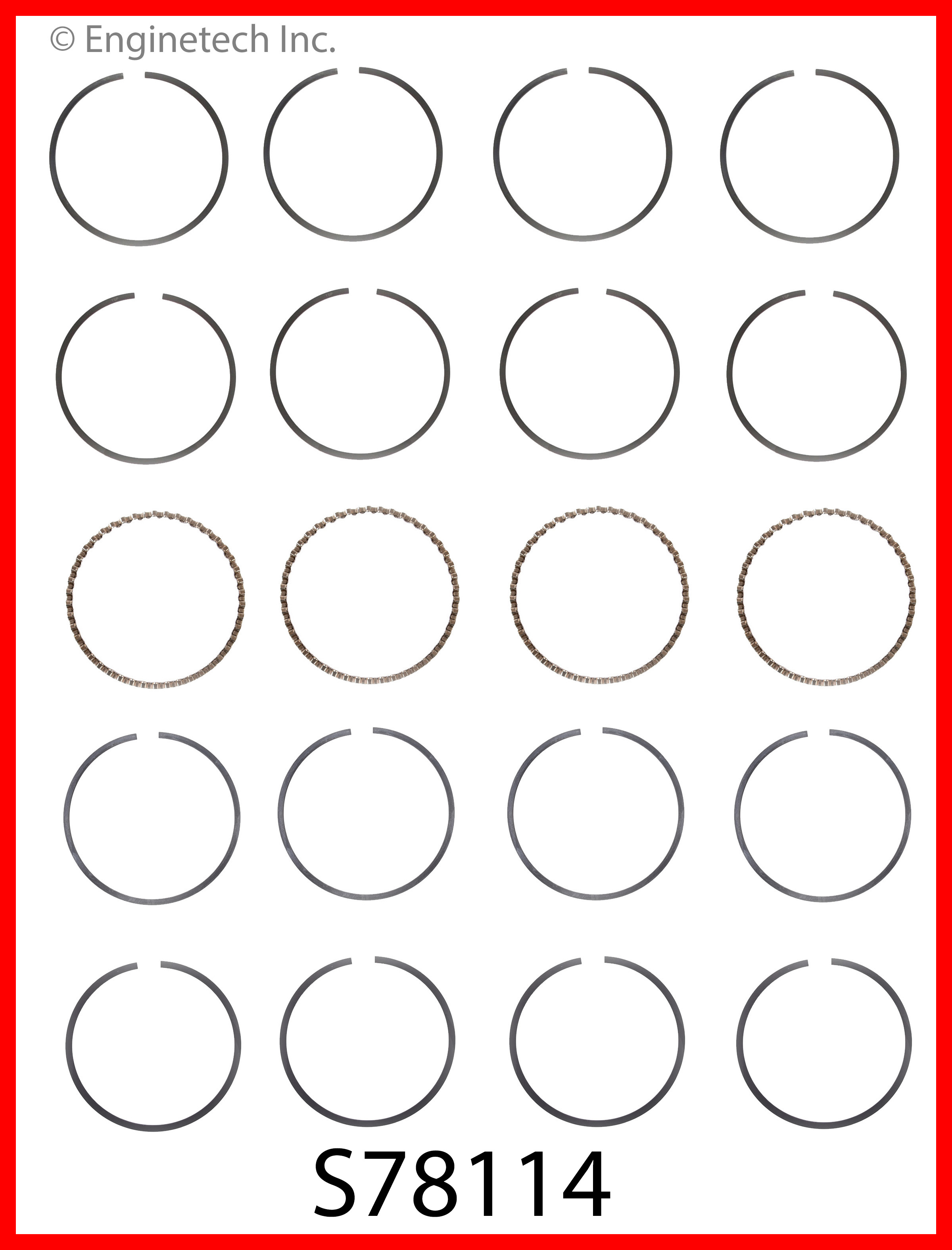 Engine Piston Ring Set