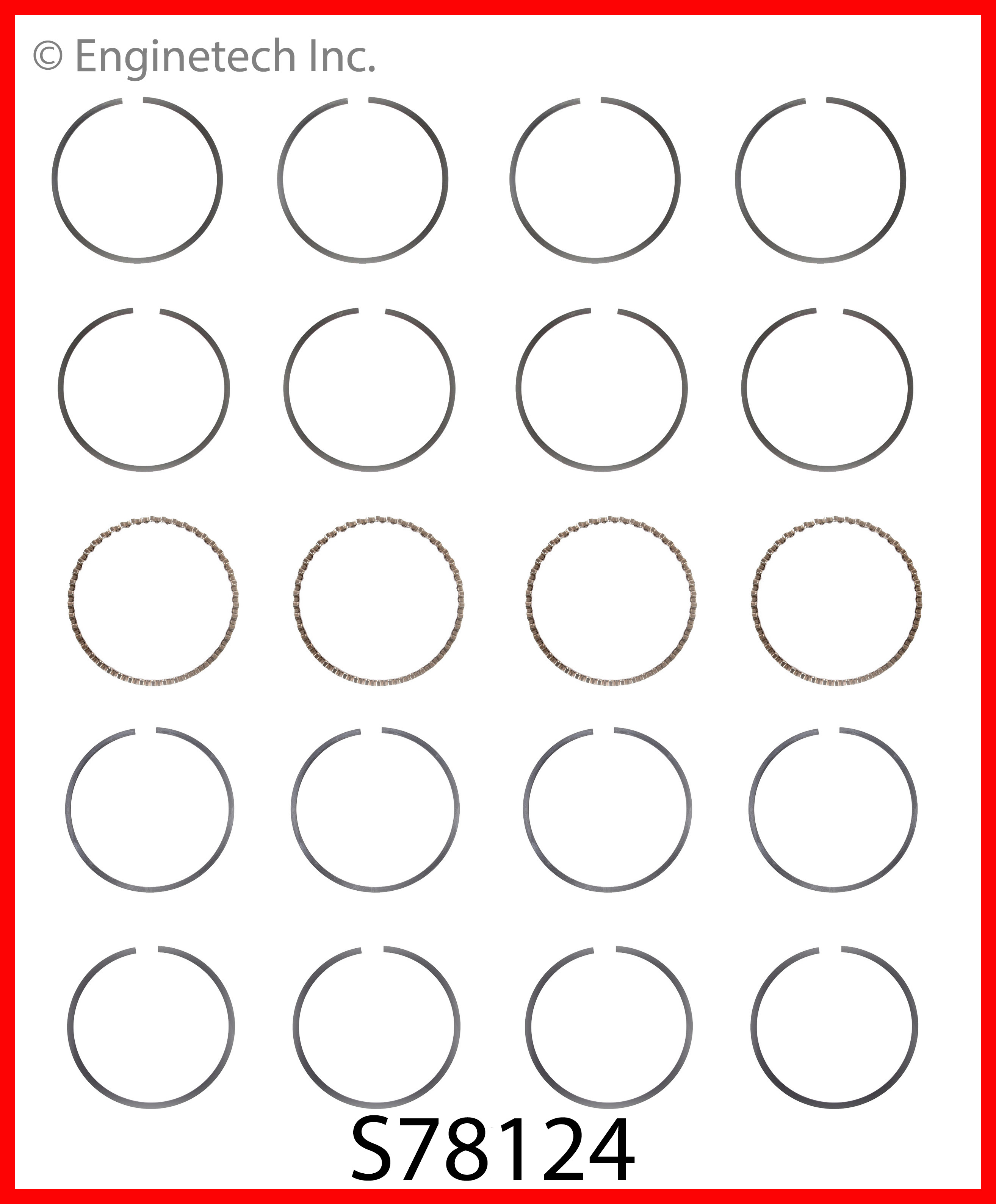 Engine Piston Ring Set