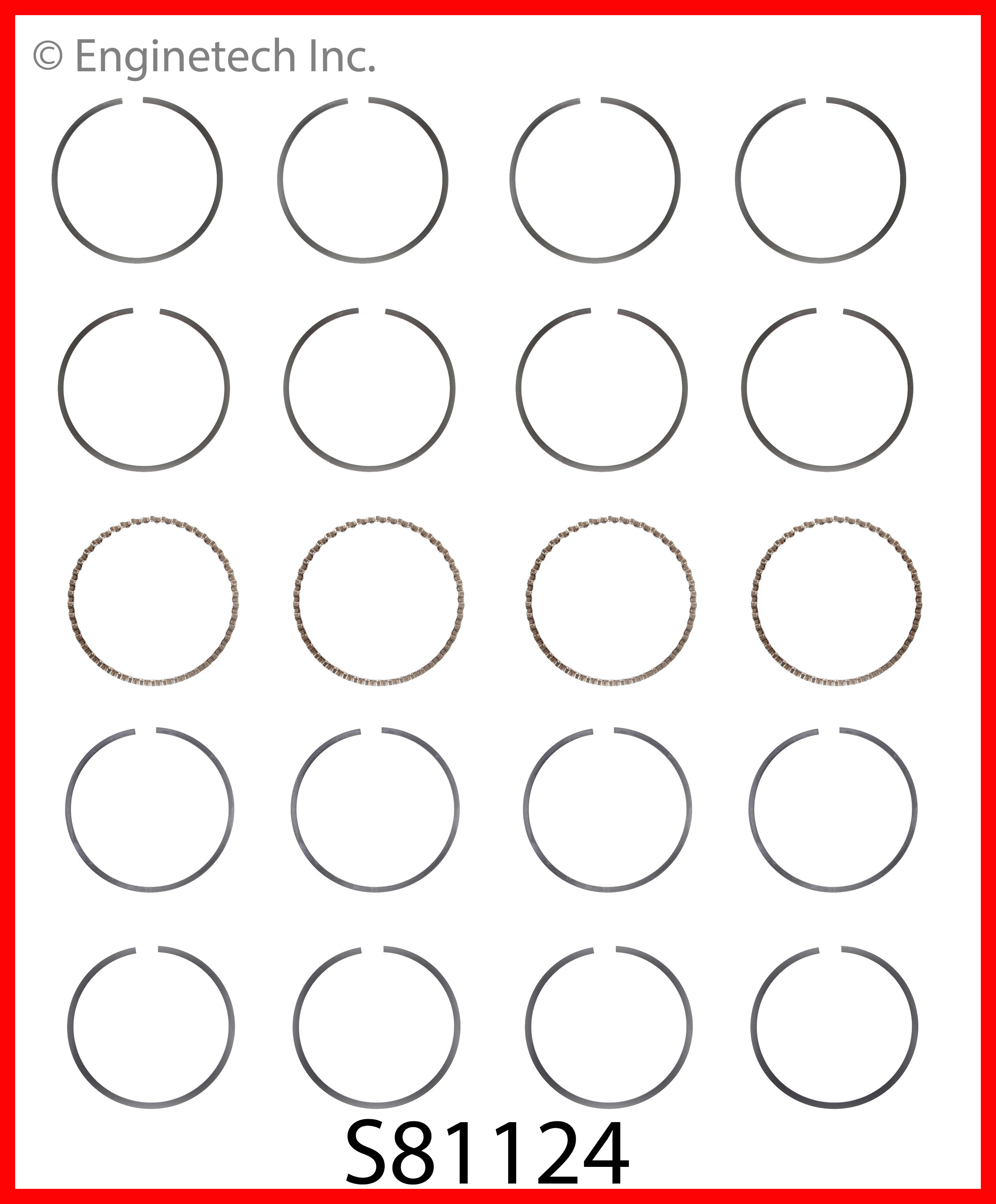 Engine Piston Ring Set