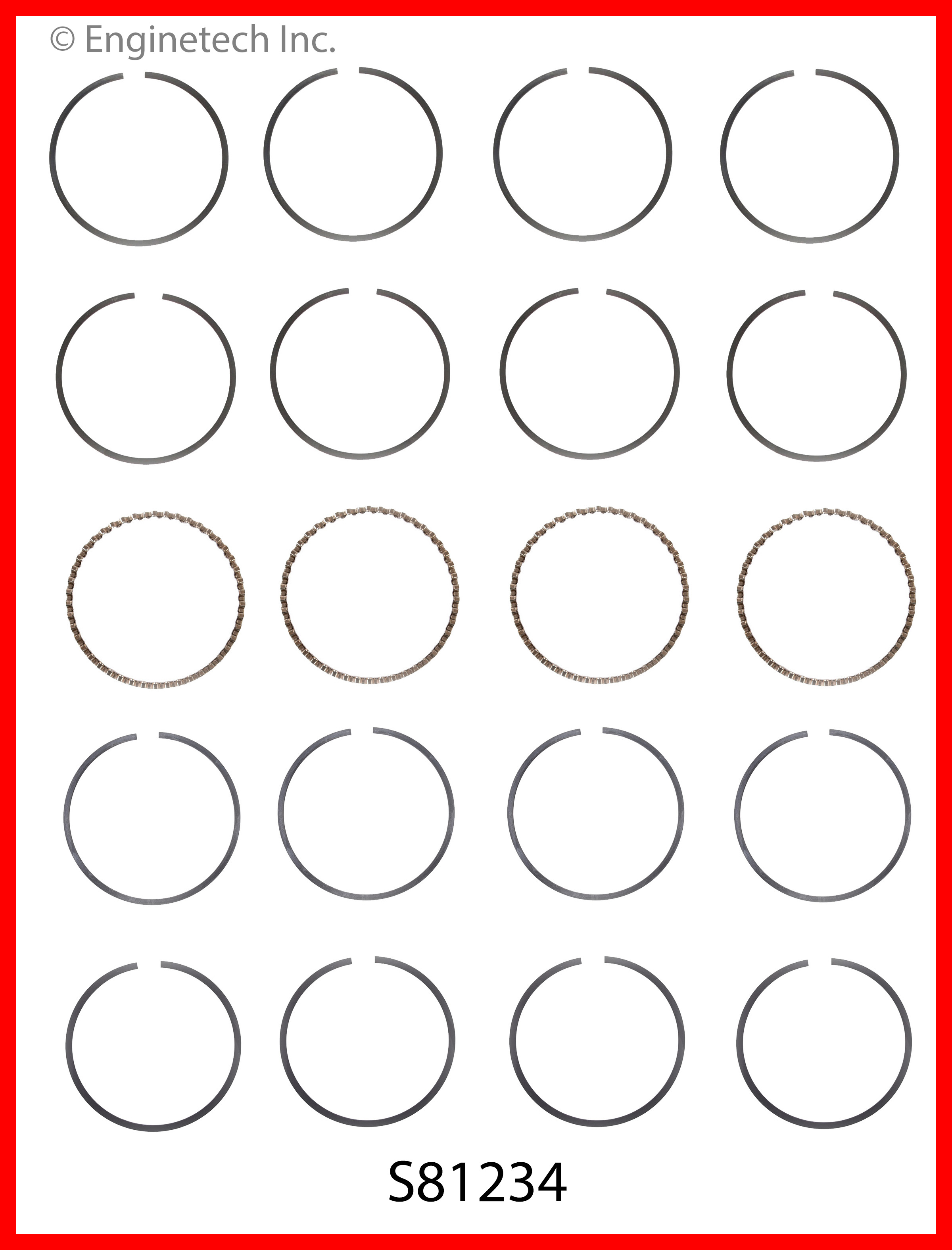 Engine Piston Ring Set