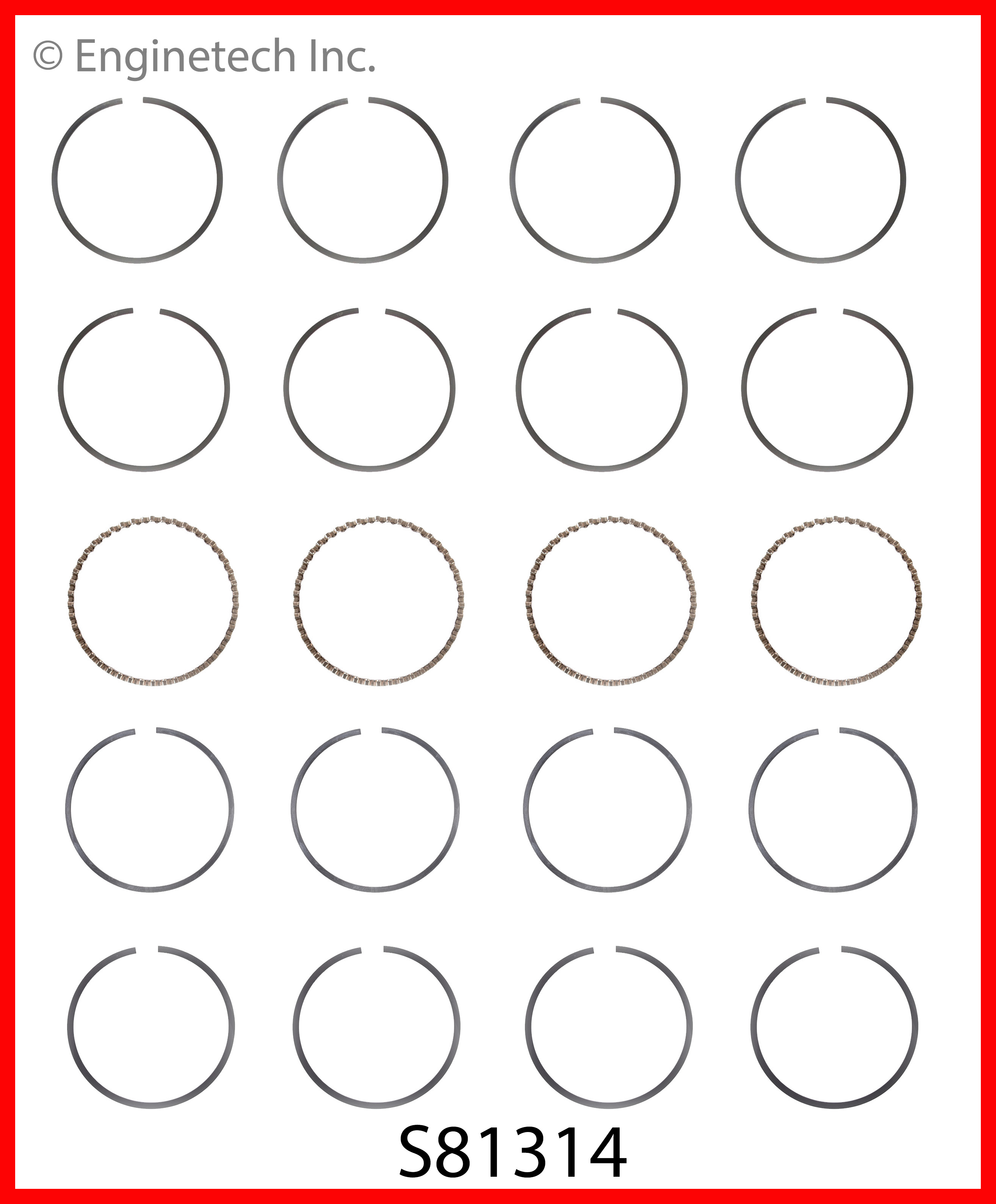 Engine Piston Ring Set