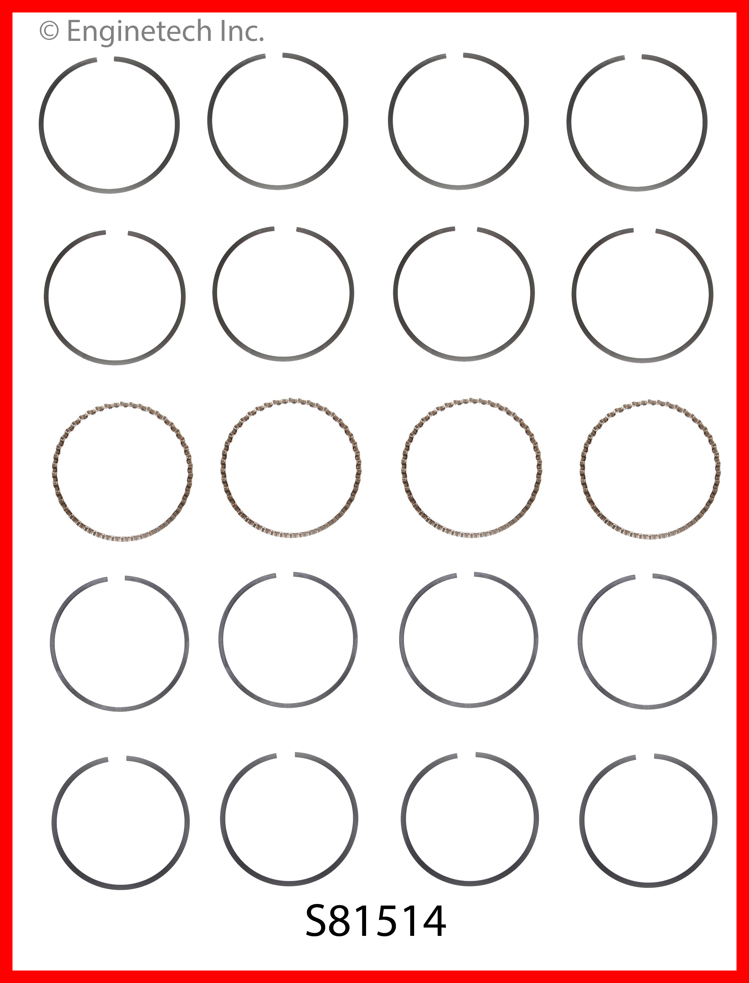 Engine Piston Ring Set