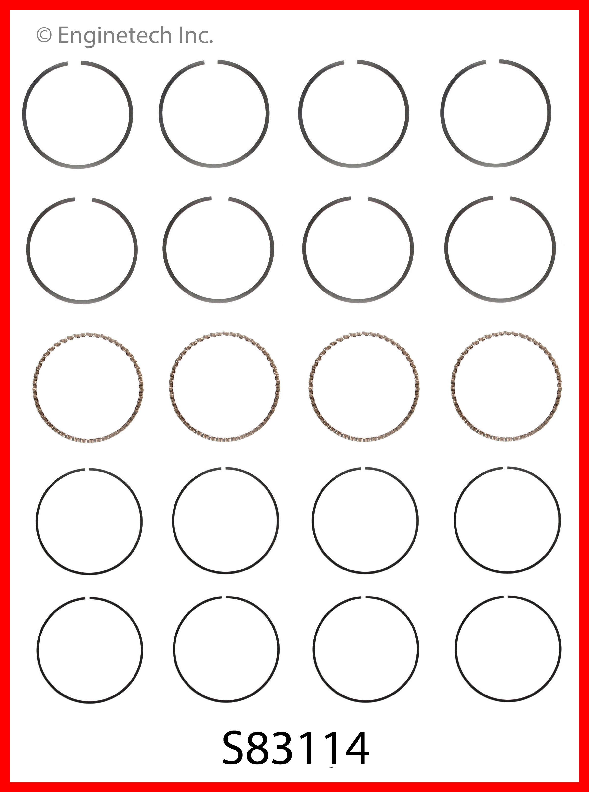 Engine Piston Ring Set