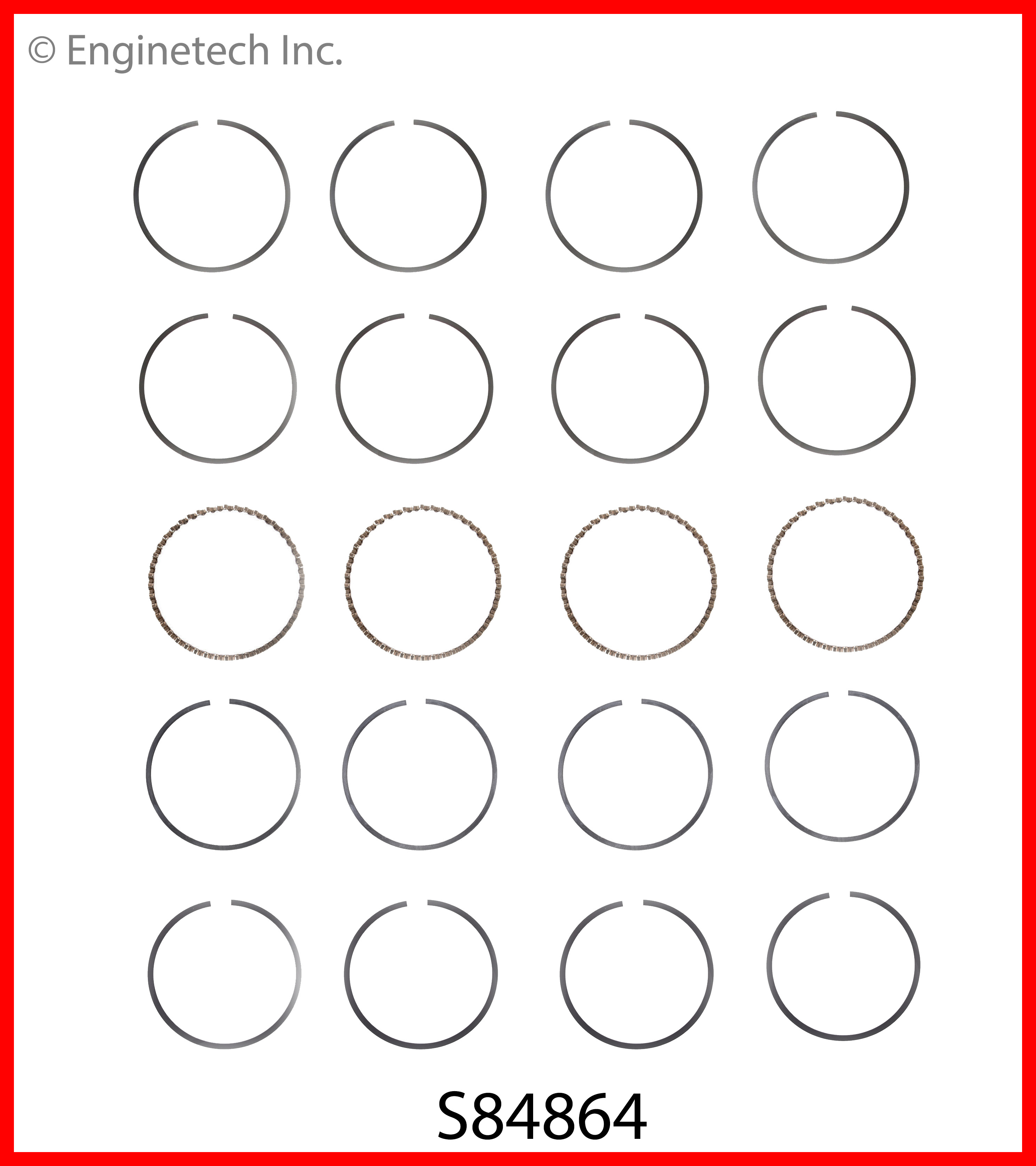 Engine Piston Ring Set