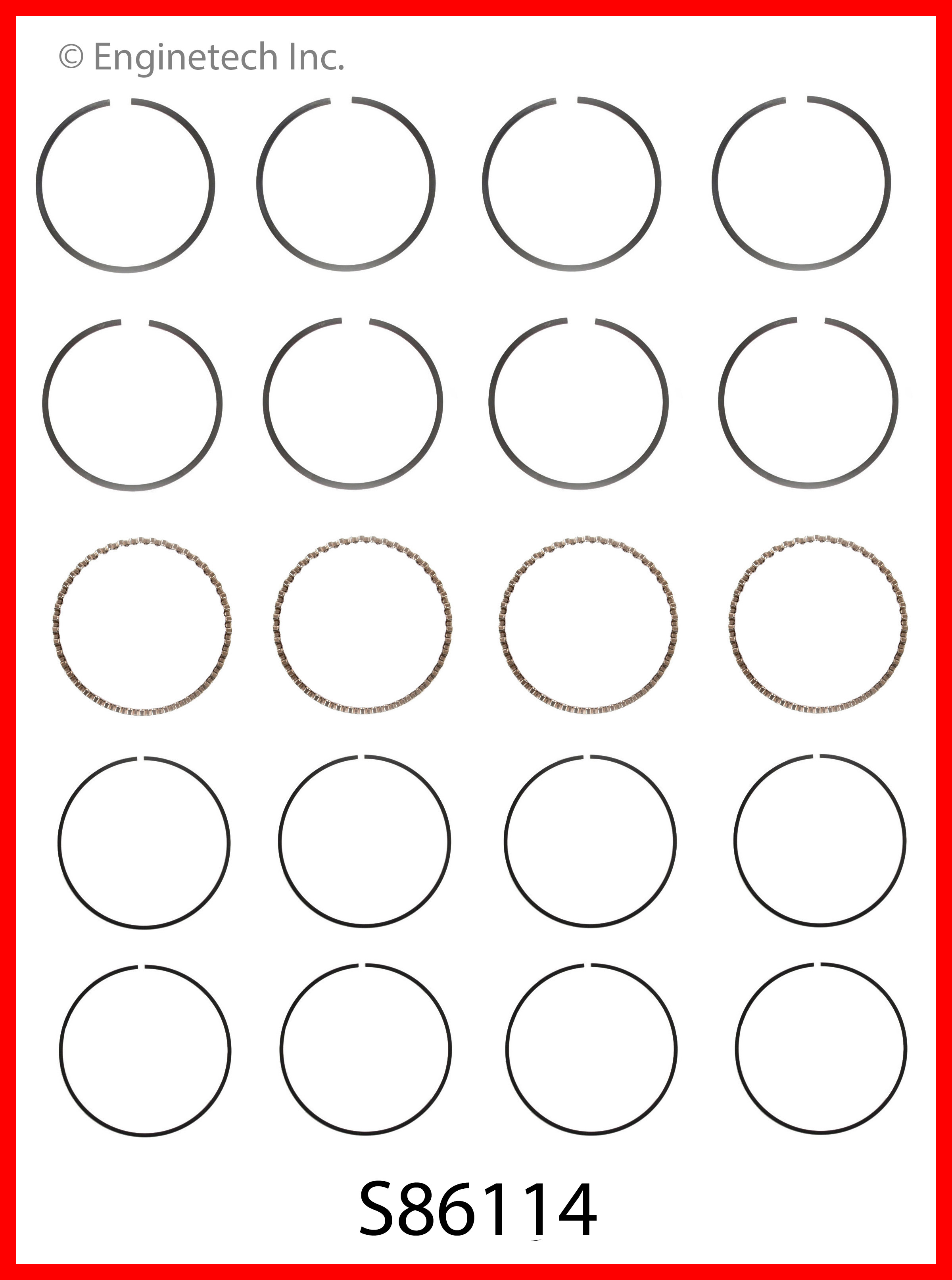 Engine Piston Ring Set