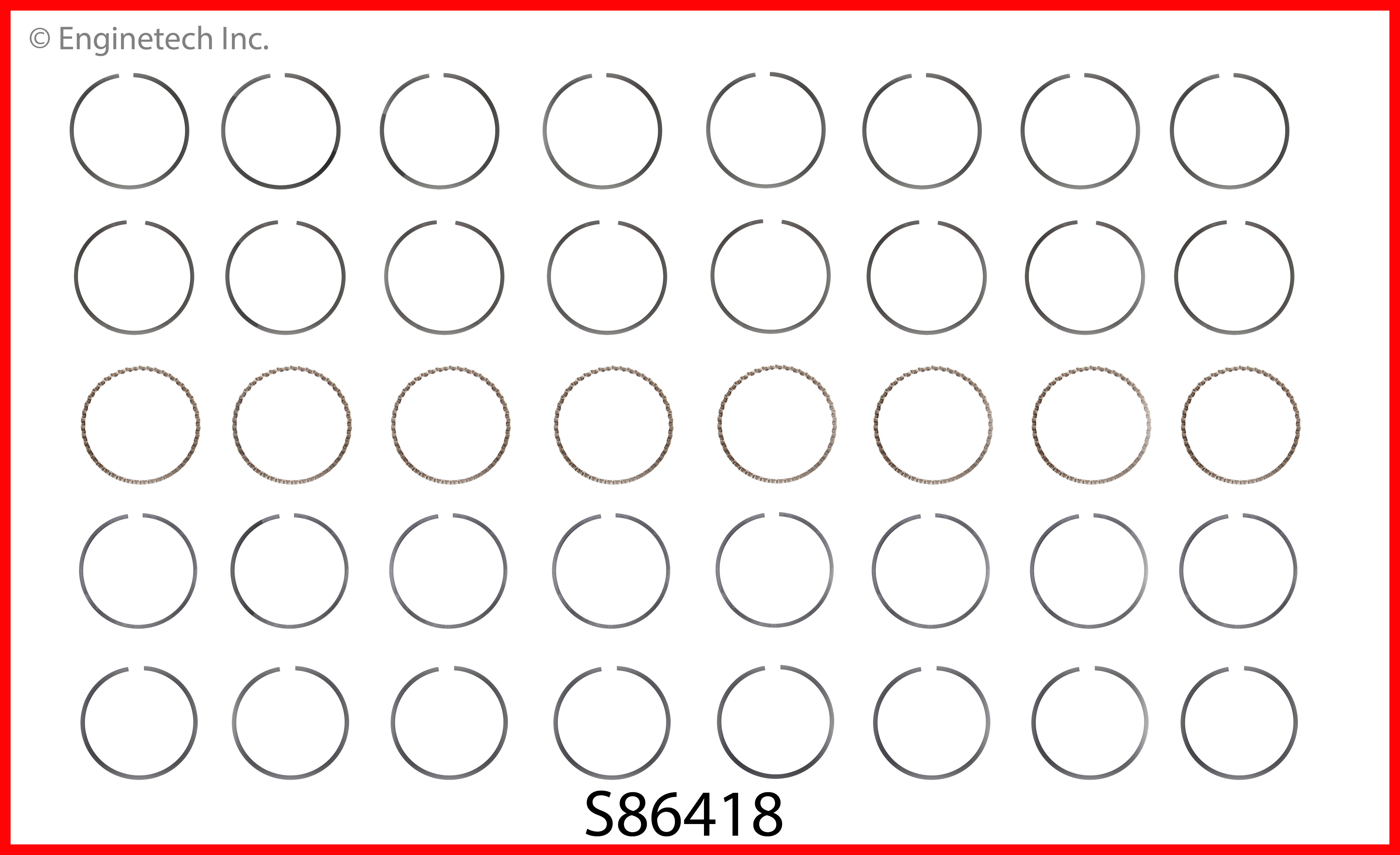 Engine Piston Ring Set