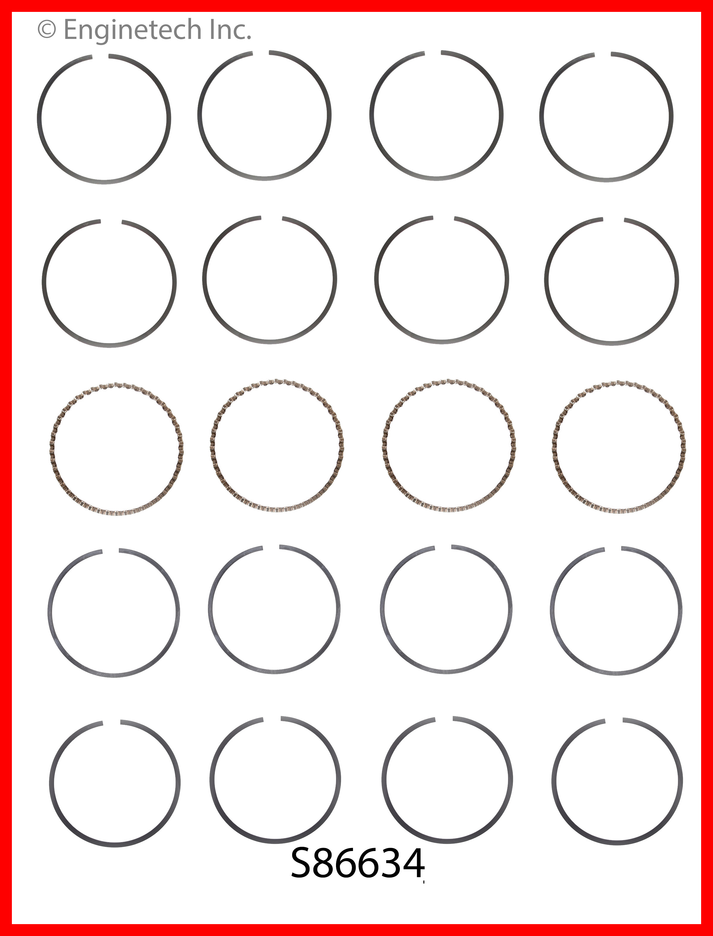 Engine Piston Ring Set