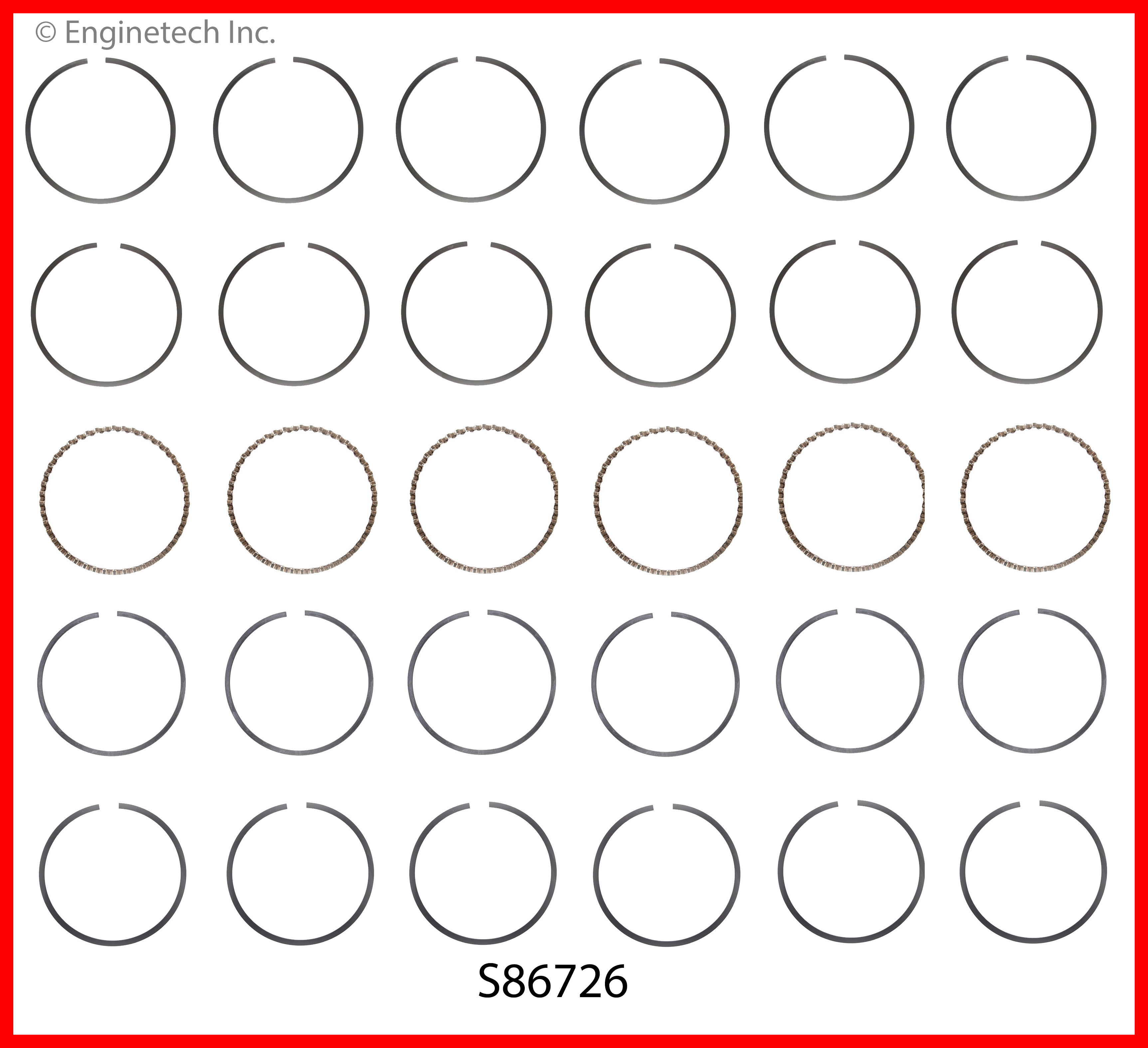 Engine Piston Ring Set